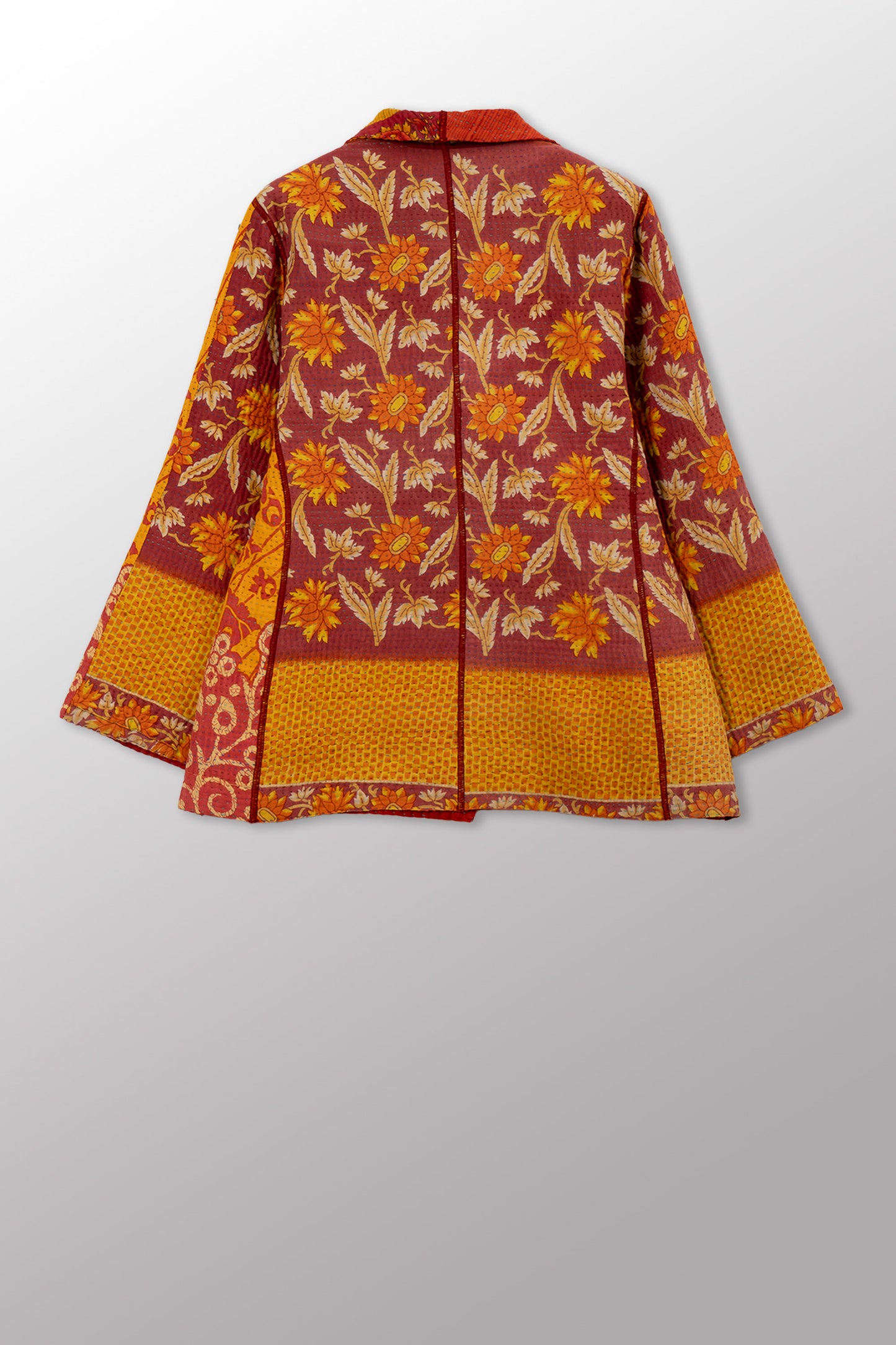 VINTAGE COTTON KANTHA SHORT JKT - cv4007-0350m -