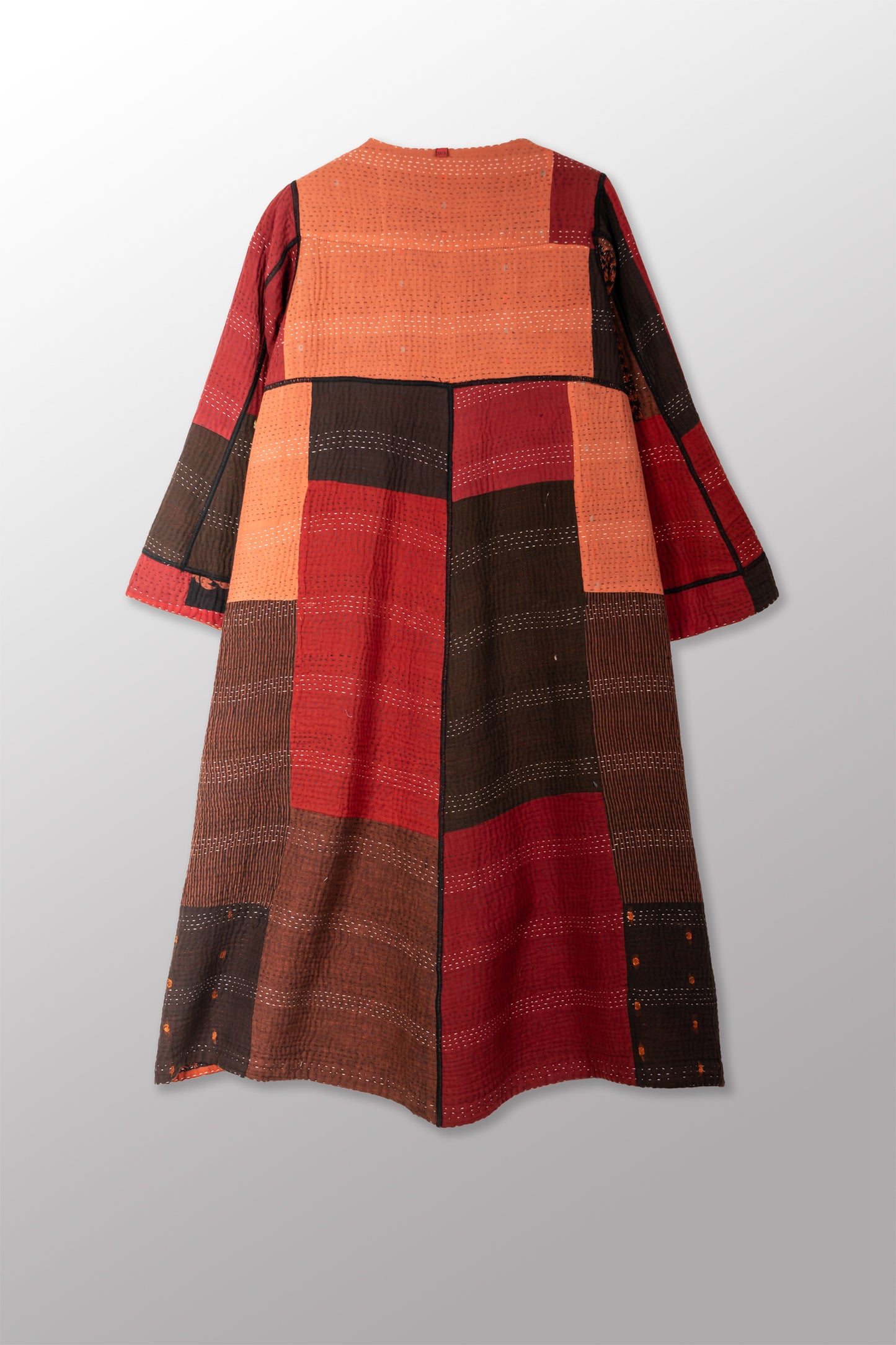 PAISLEY & PATCH KANTHA WRAP FLARE COAT - py4330-org -