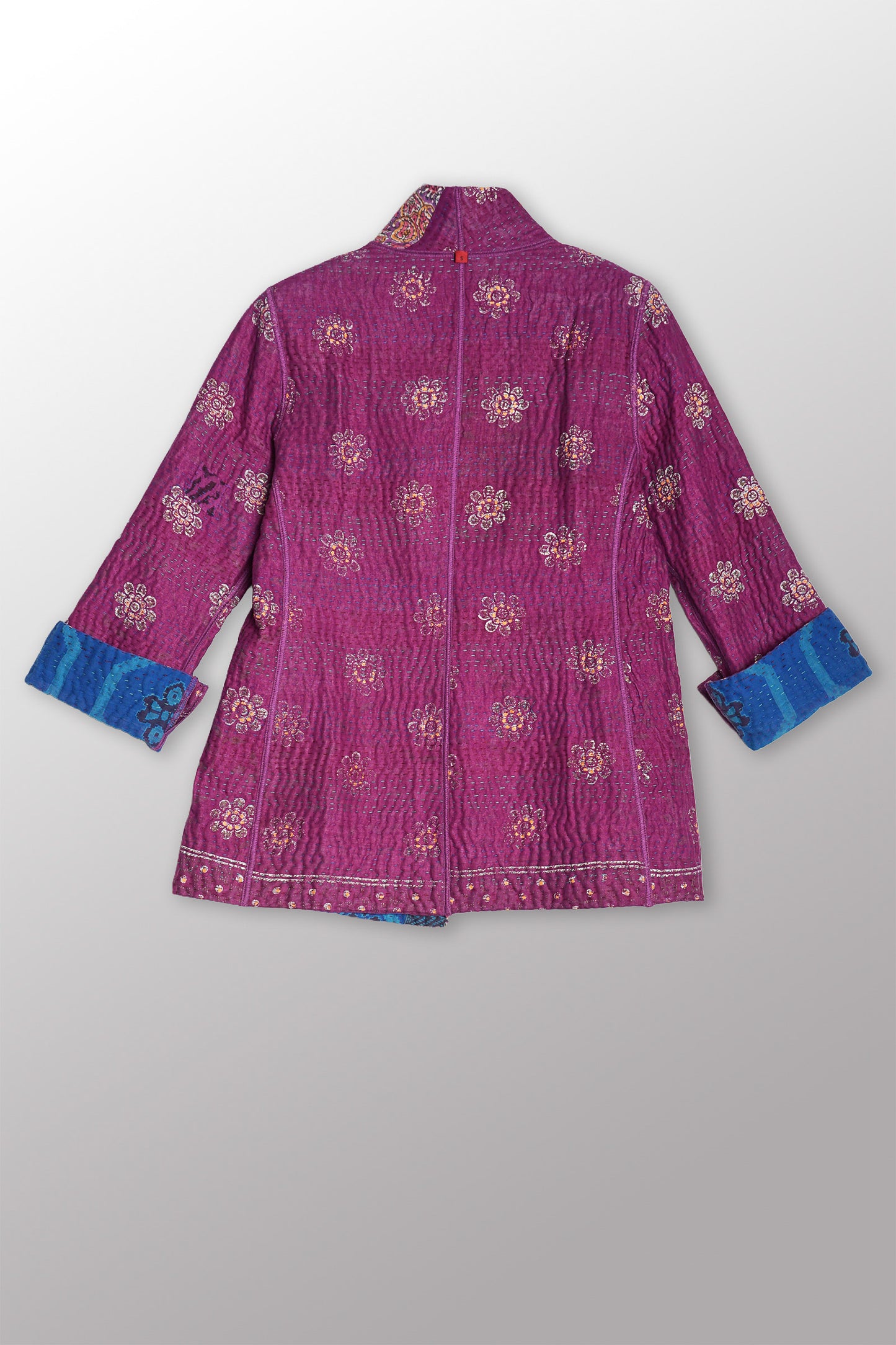 VINTAGE COTTON KANTHA SHORT JKT - cv4007-0334s -