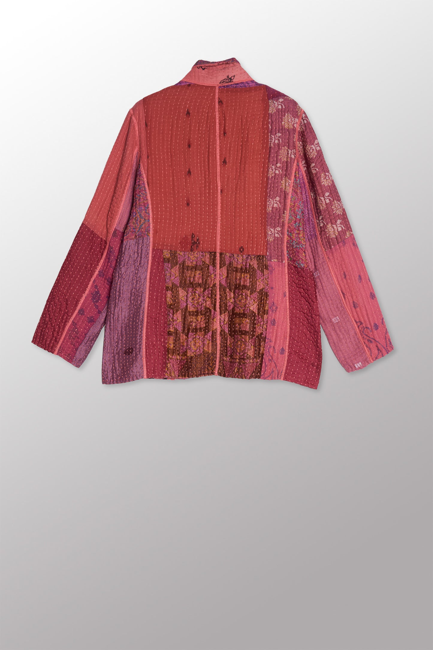 BBB PATCH KANTHA BASIC JACKET - bl-bbb4052-pik -