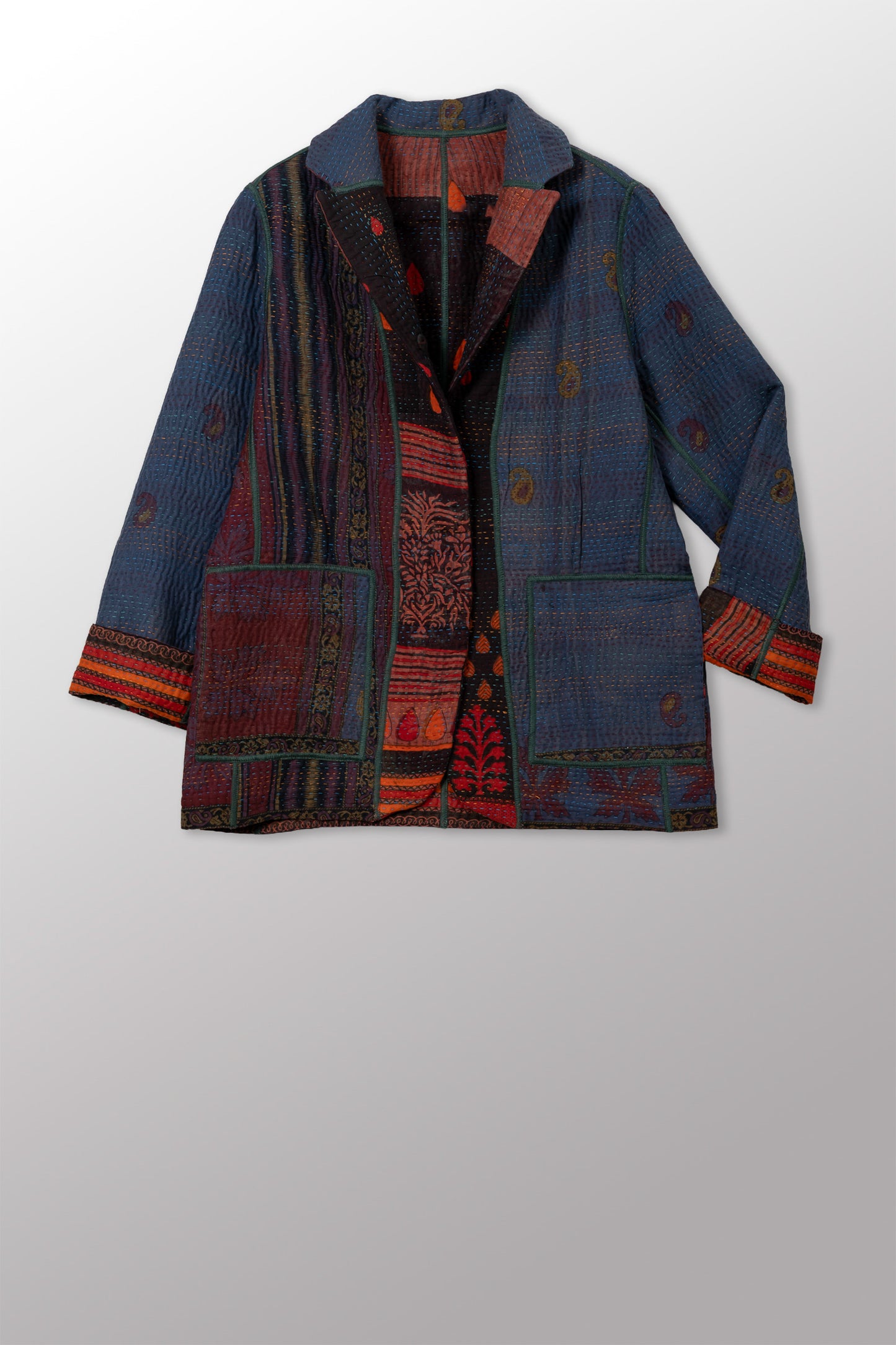 COTTON OVERDYE KANTHA BASIC JKT - ov4052-corg001m -
