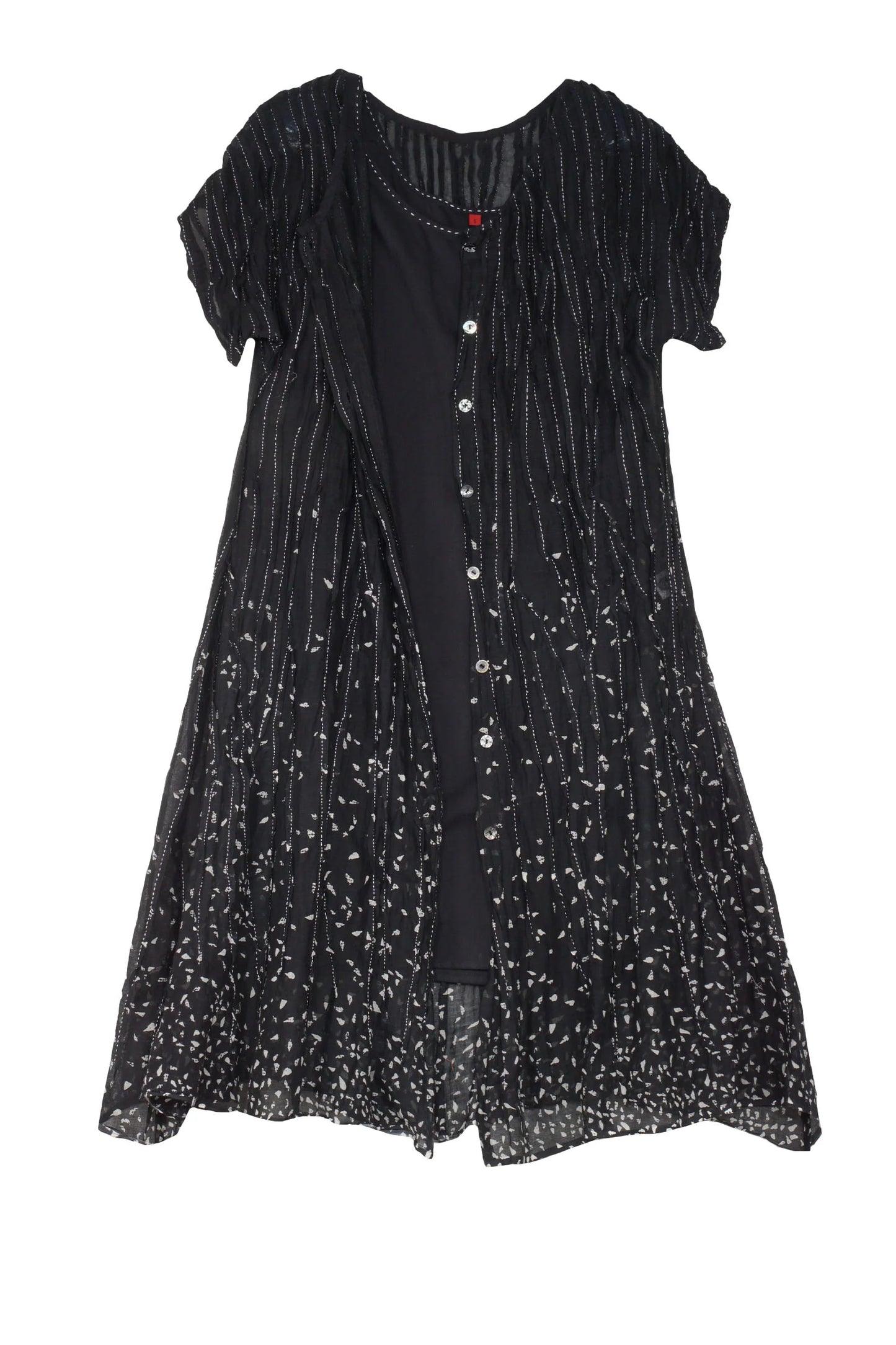 KANTUCK KANTHA DRESS - kt1412-blk -