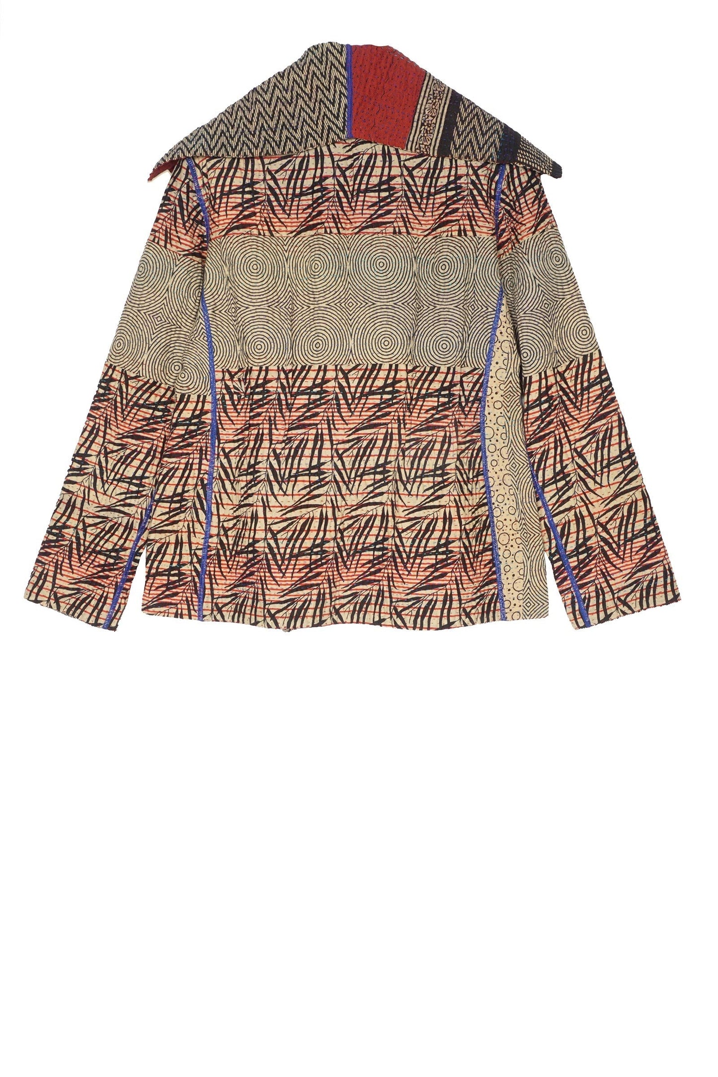 SOHO BAMBOO KANTHA FITTED JKT - bo4001-blk -