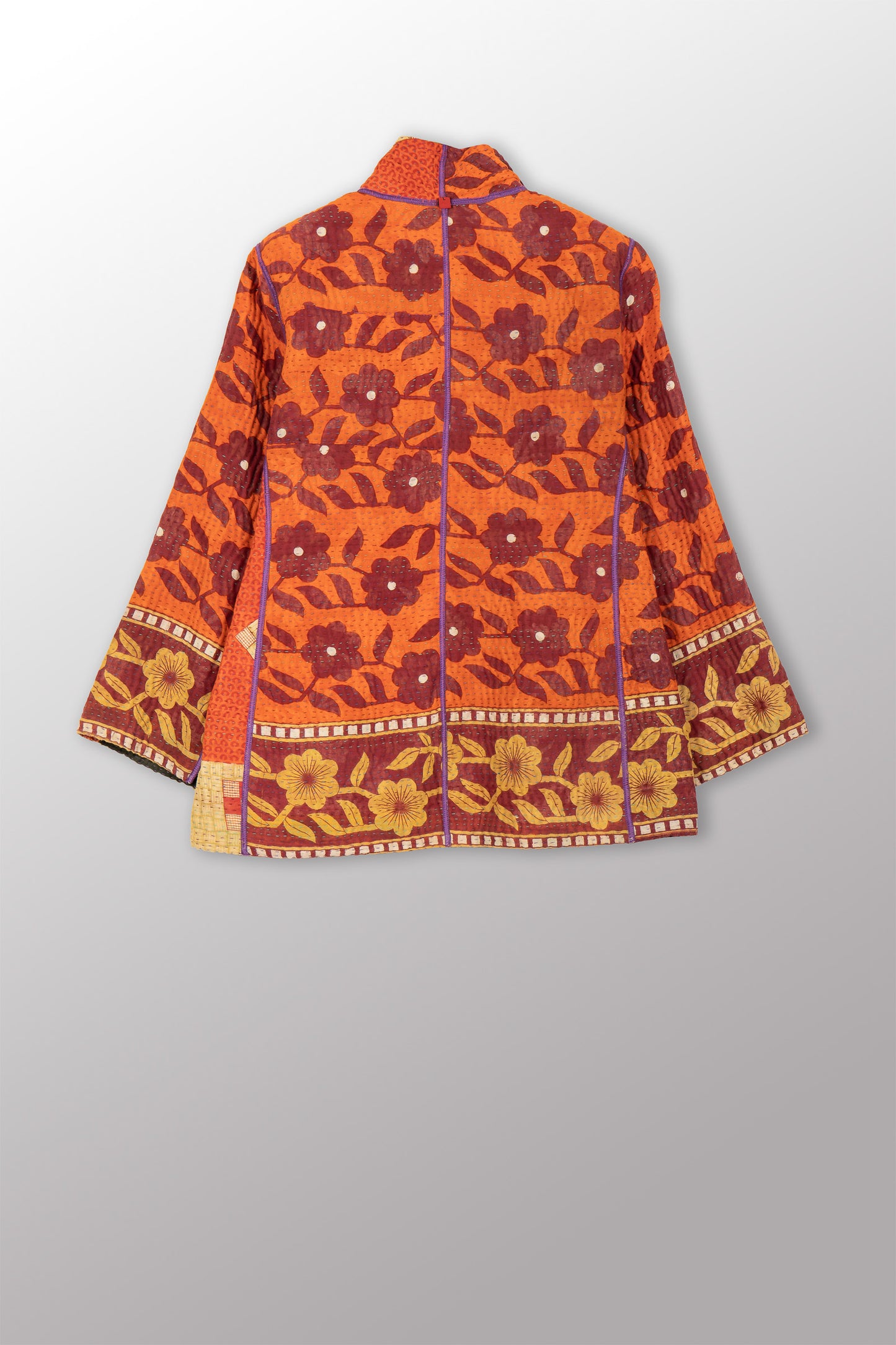 VINTAGE COTTON KANTHA SHORT JKT - cv4007-0339l -