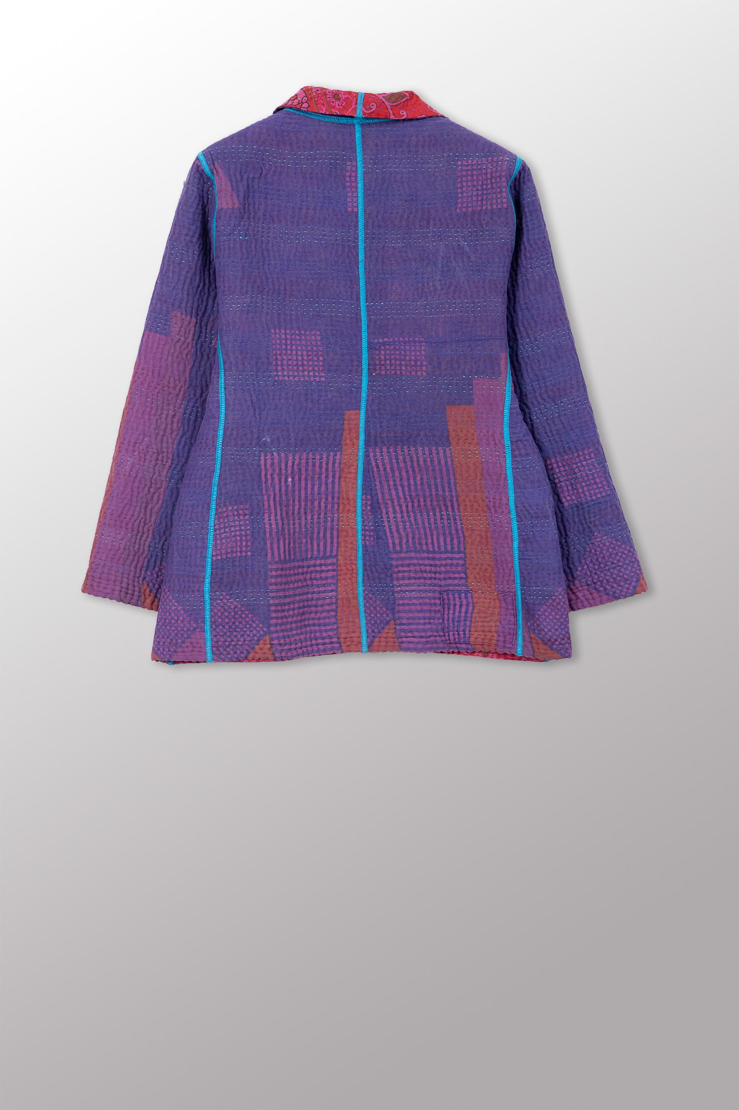 COTTON OVERDYE KANTHA SHORT JKT - ov4007-cfus039m -