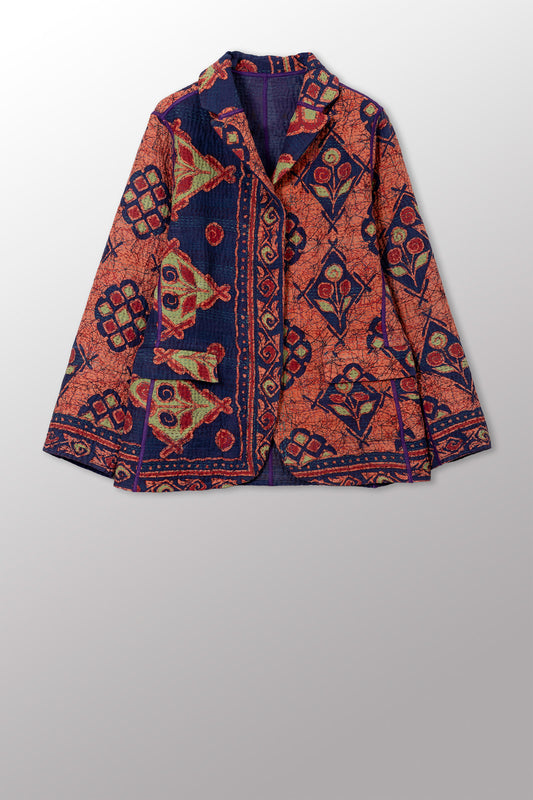 VINTAGE COTTON KANTHA BASIC JKT - cv4052-0027m -