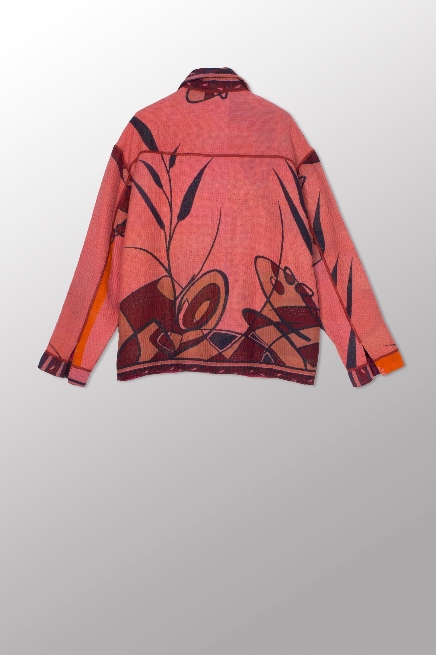 COTTON OVERDYE KANTHA WORKERS JACKET - ov4085-cfus001m -