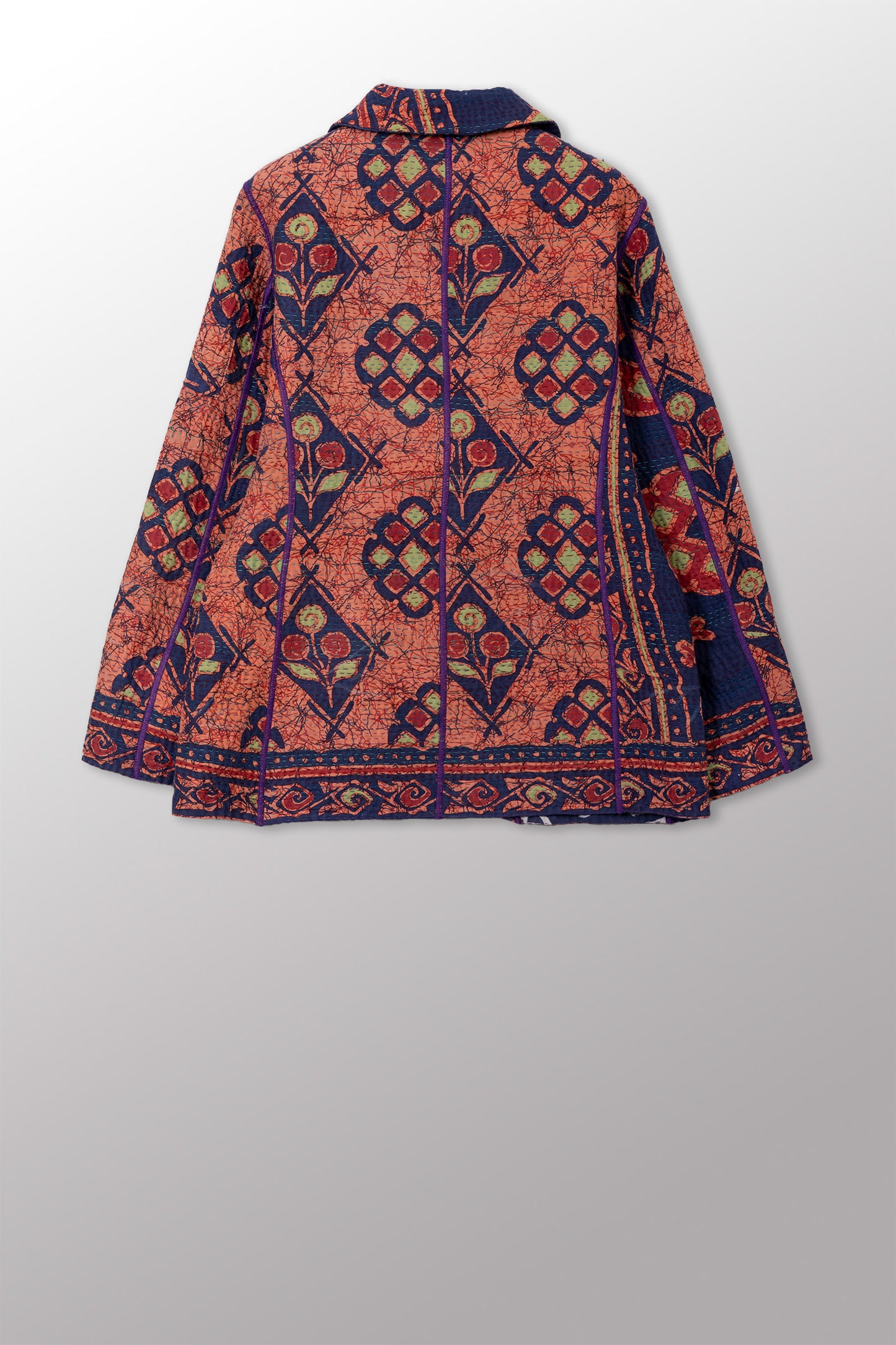 VINTAGE COTTON KANTHA BASIC JKT - cv4052-0027m -