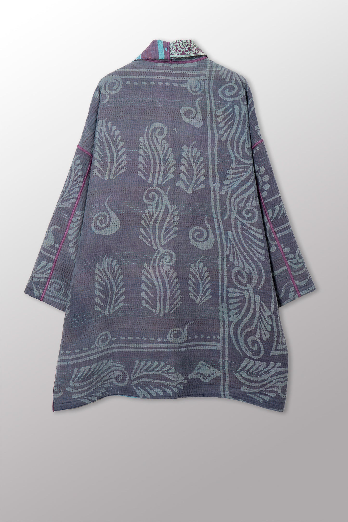 VINTAGE COTTON KANTHA HAORI JKT - cv4068-0025a -