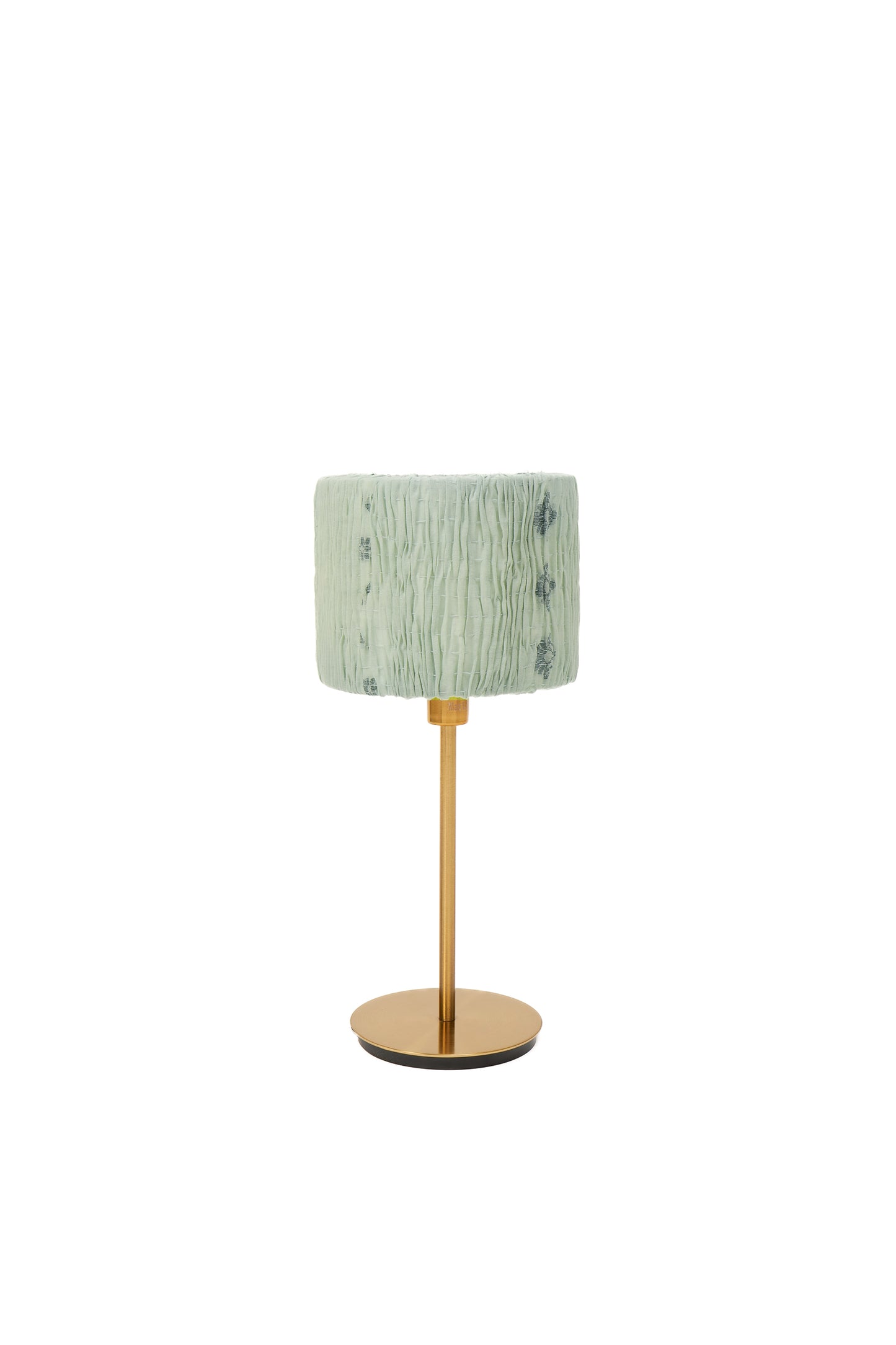 Sage Saree Pleated Blue - Night Lampshade