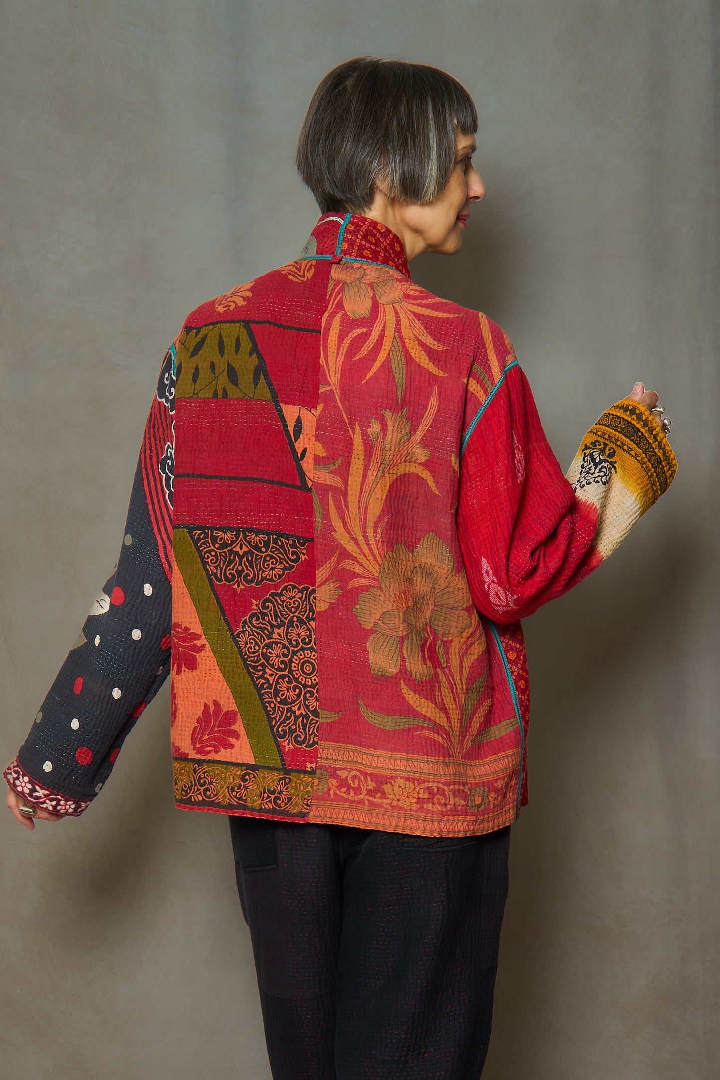 PUZZLE KANTHA MEN'S BLOUSON - pz4040-red -