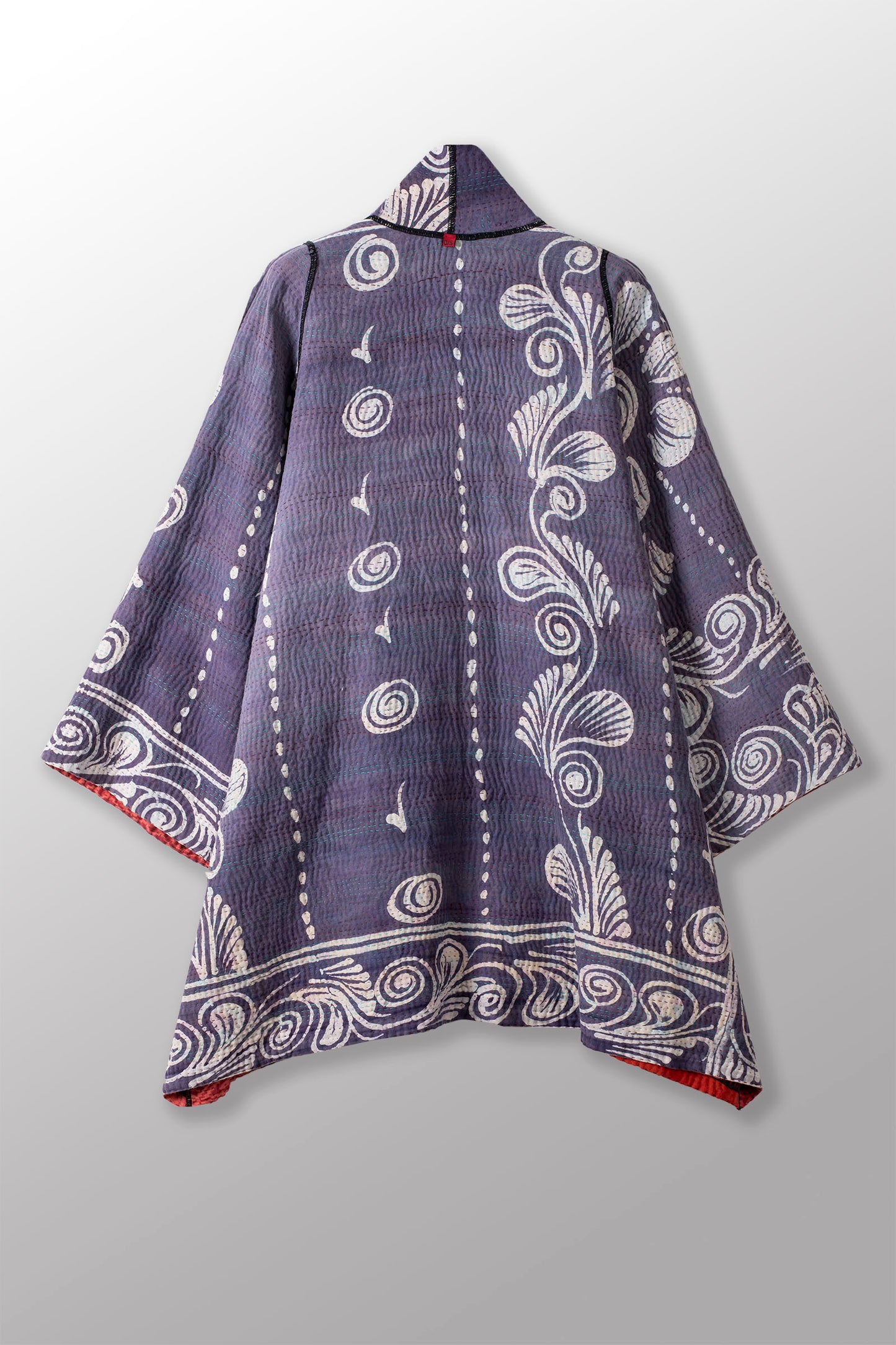 VINTAGE COTTON KANTHA A-LINE JKT - cv4003-0436a -