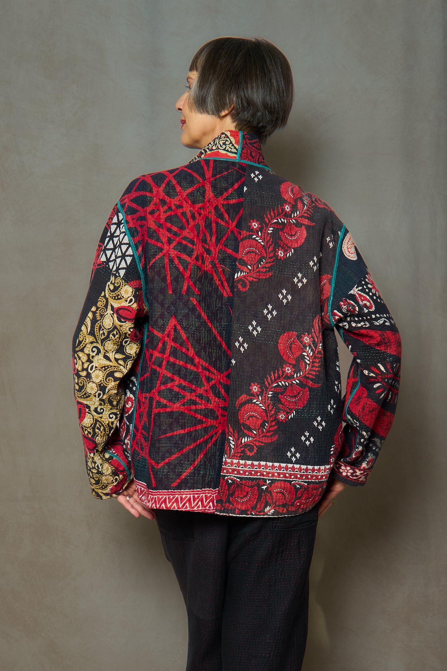 PUZZLE KANTHA MEN'S BLOUSON - pz4040-red -