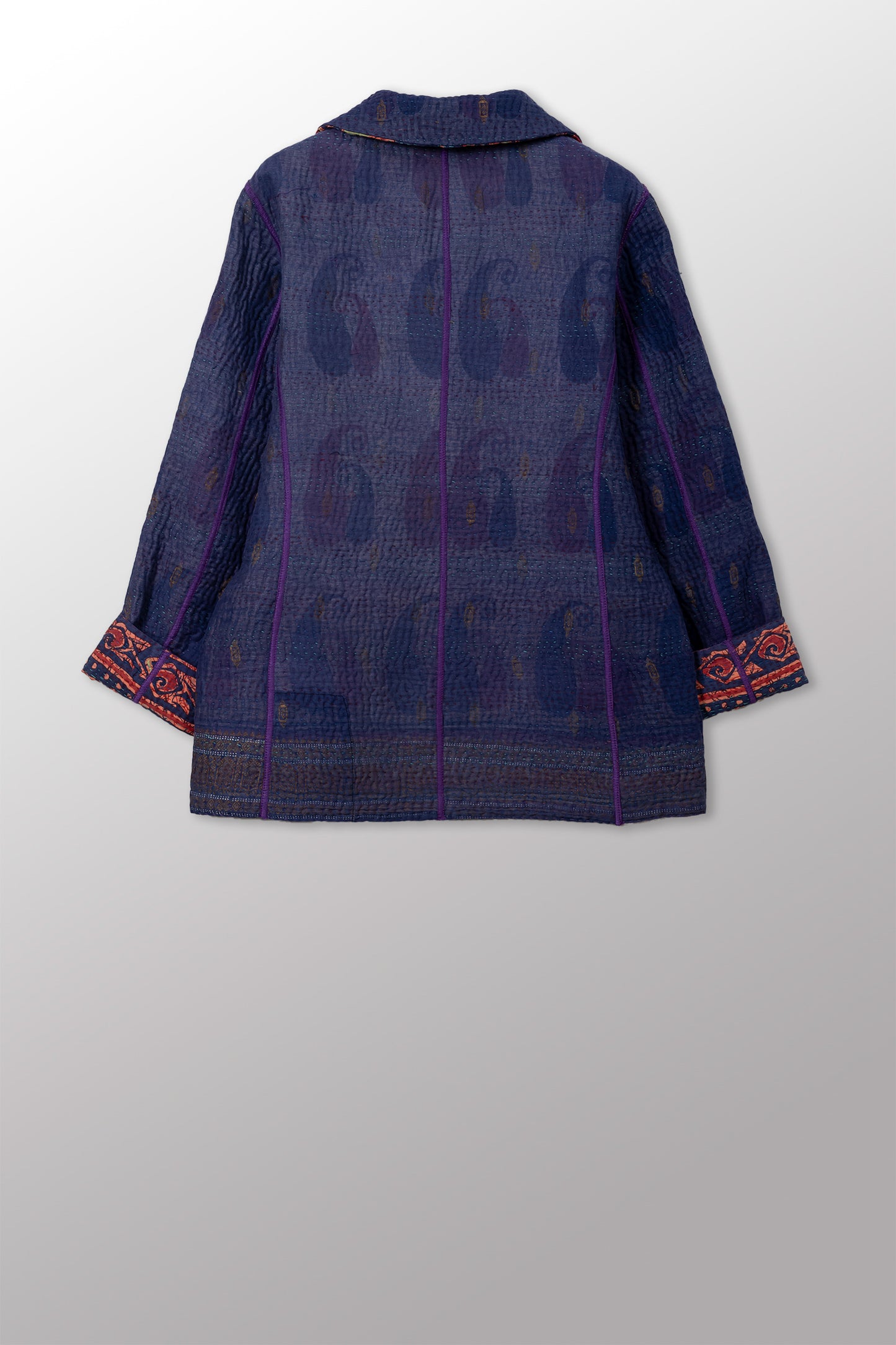 VINTAGE COTTON KANTHA BASIC JKT - cv4052-0027m -