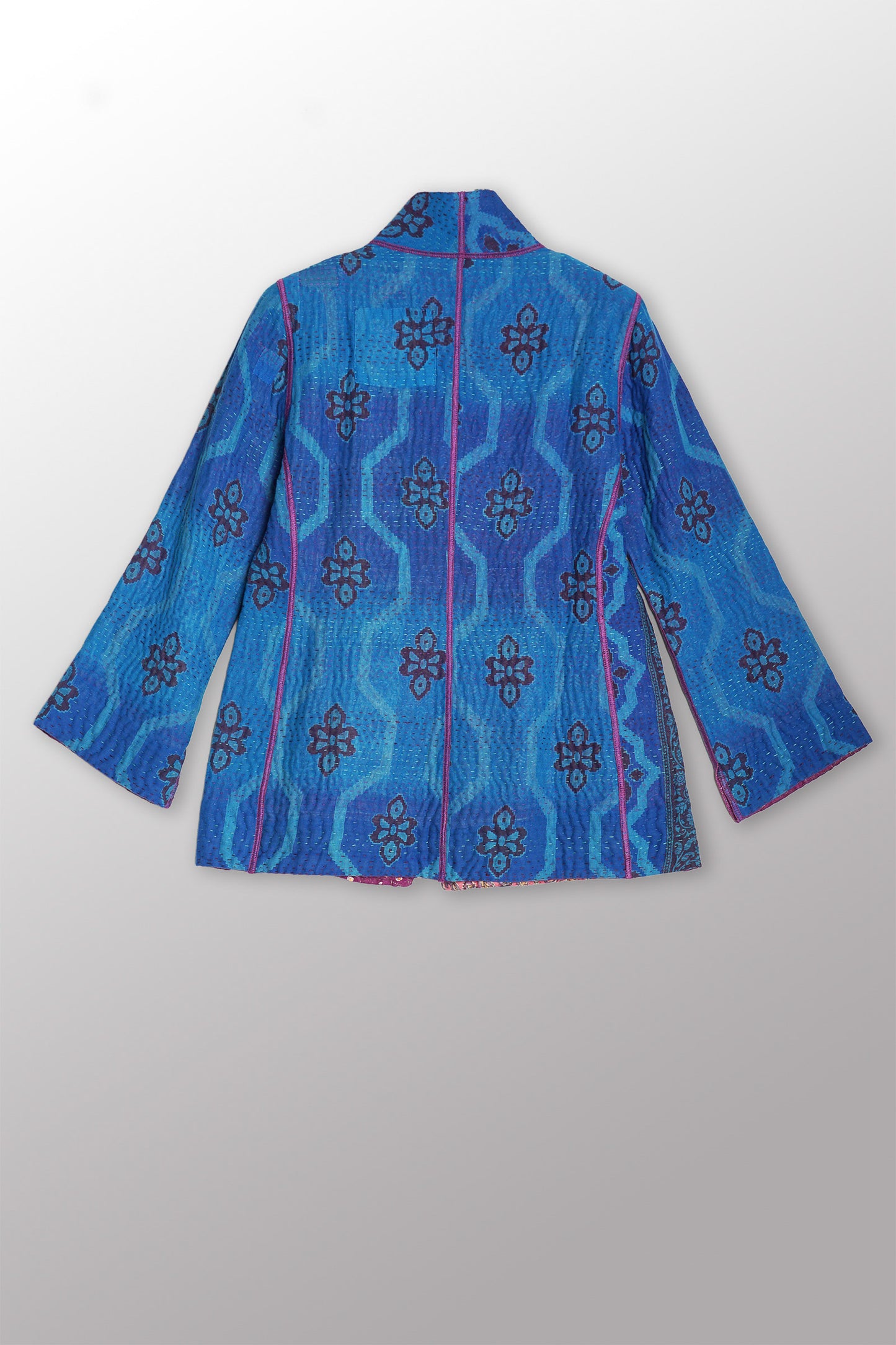 VINTAGE COTTON KANTHA SHORT JKT - cv4007-0334s -