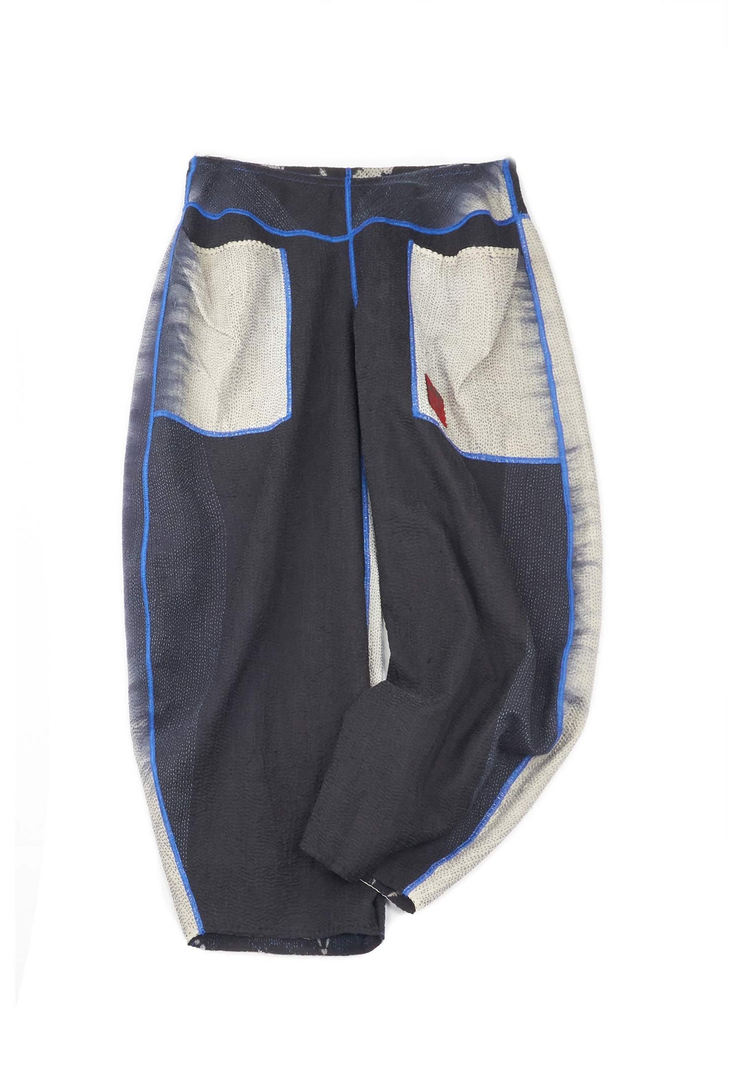 SERPENT PRINT KANTHA HAREM PANTS - sp2605-blk -