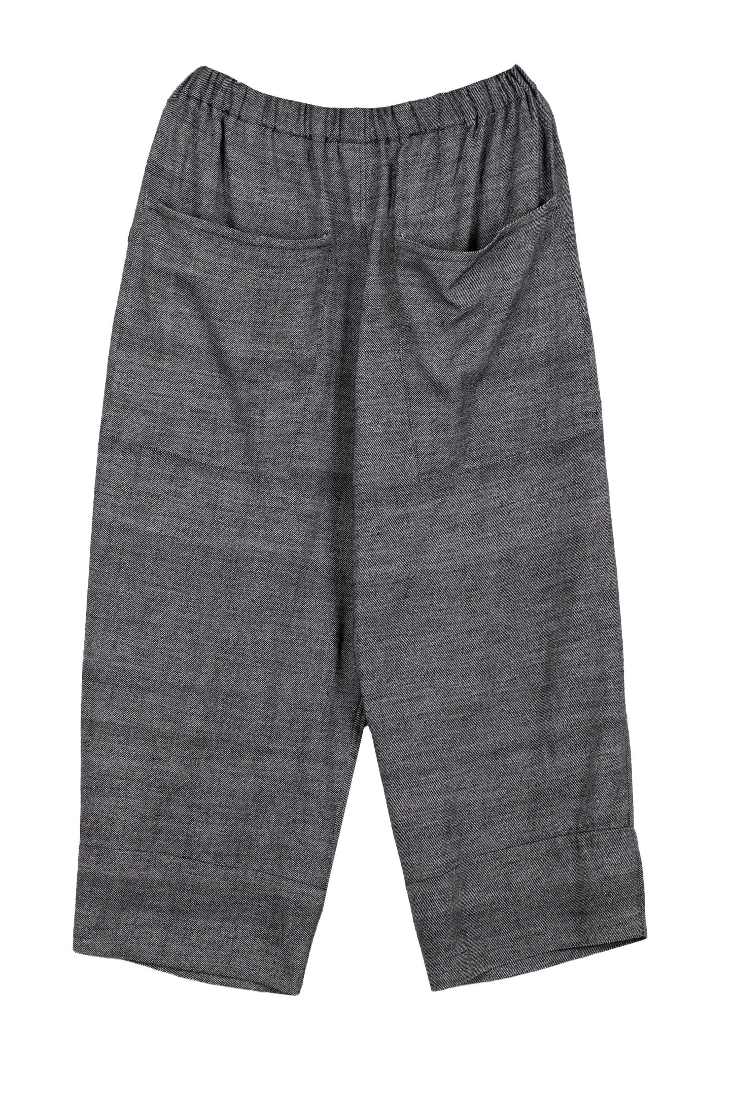 DENIM BAGGY PANTS - bl-dn1640-gry -