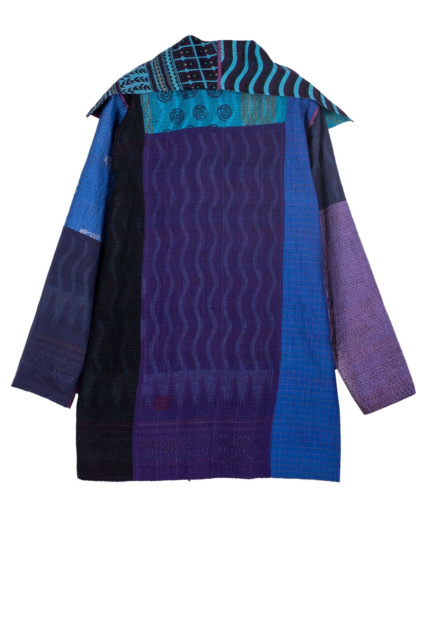 DESERT WAVES KANTHA POCKET JKT - dw2002-blu -