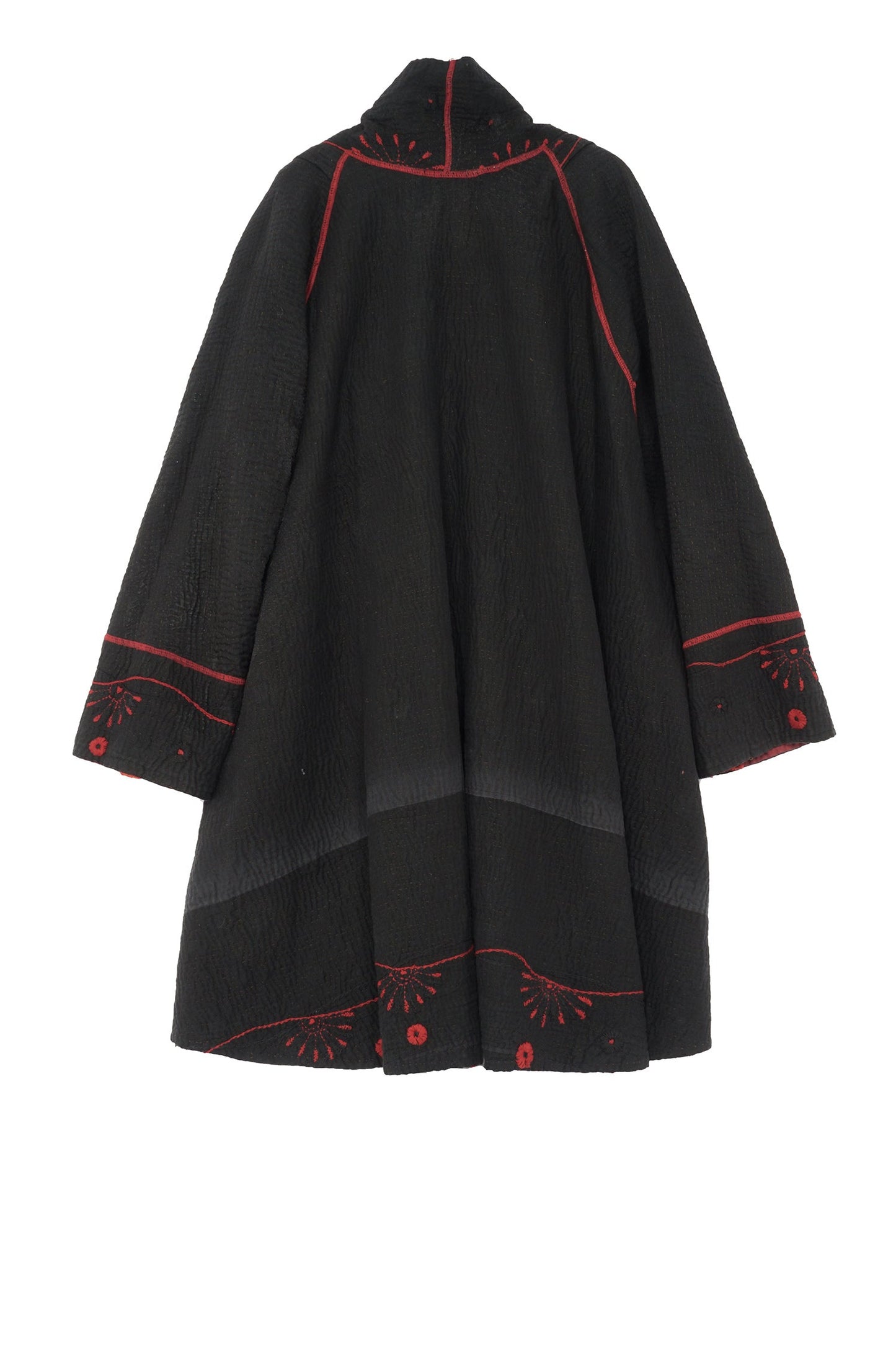 OMBRE SUN RALLI FIREWORKS KANTHA KIMONO LONG JKT - of4005-red -