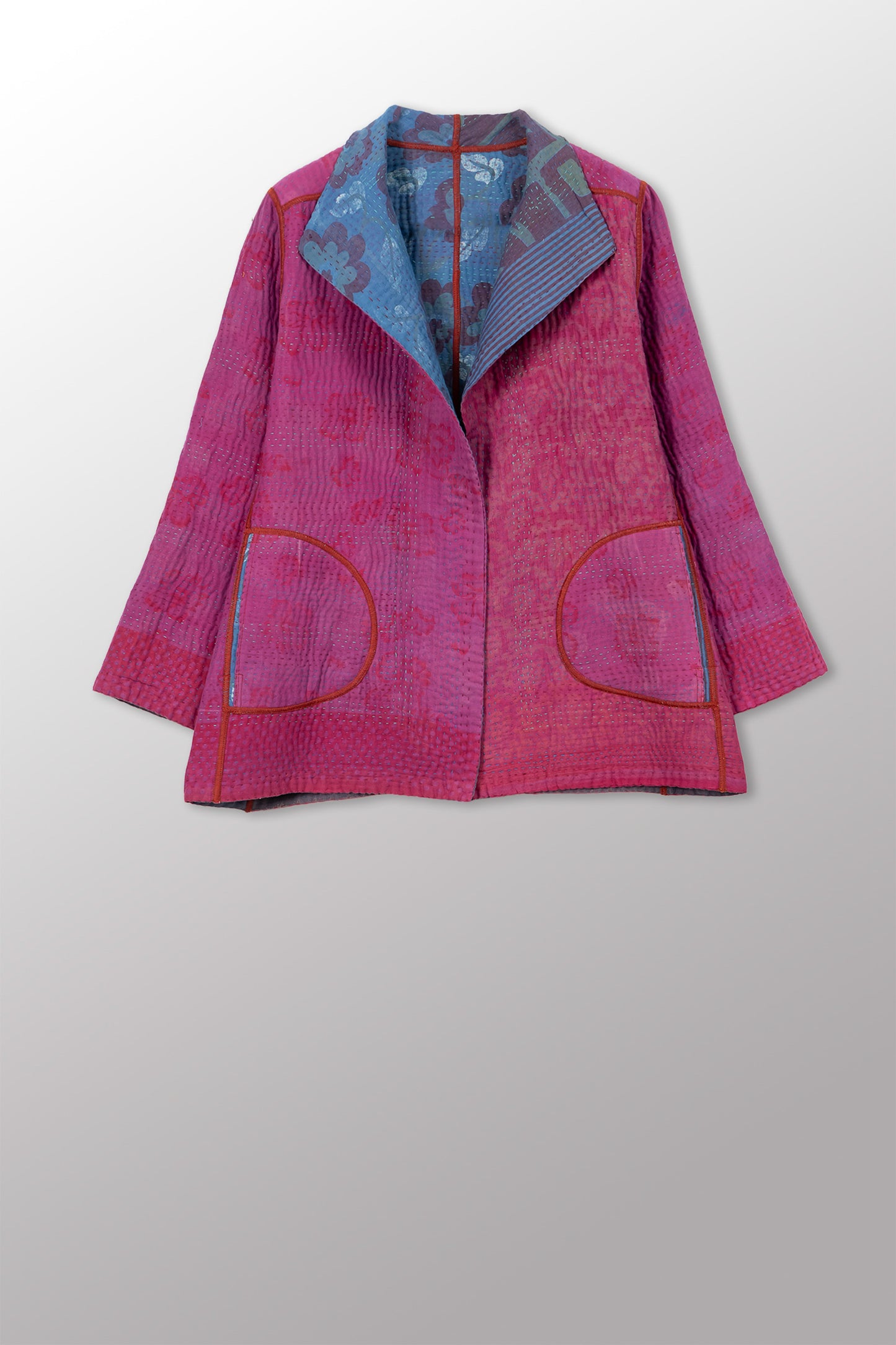 COTTON OVERDYE KANTHA SHORT JKT - ov4007-cfus037l -
