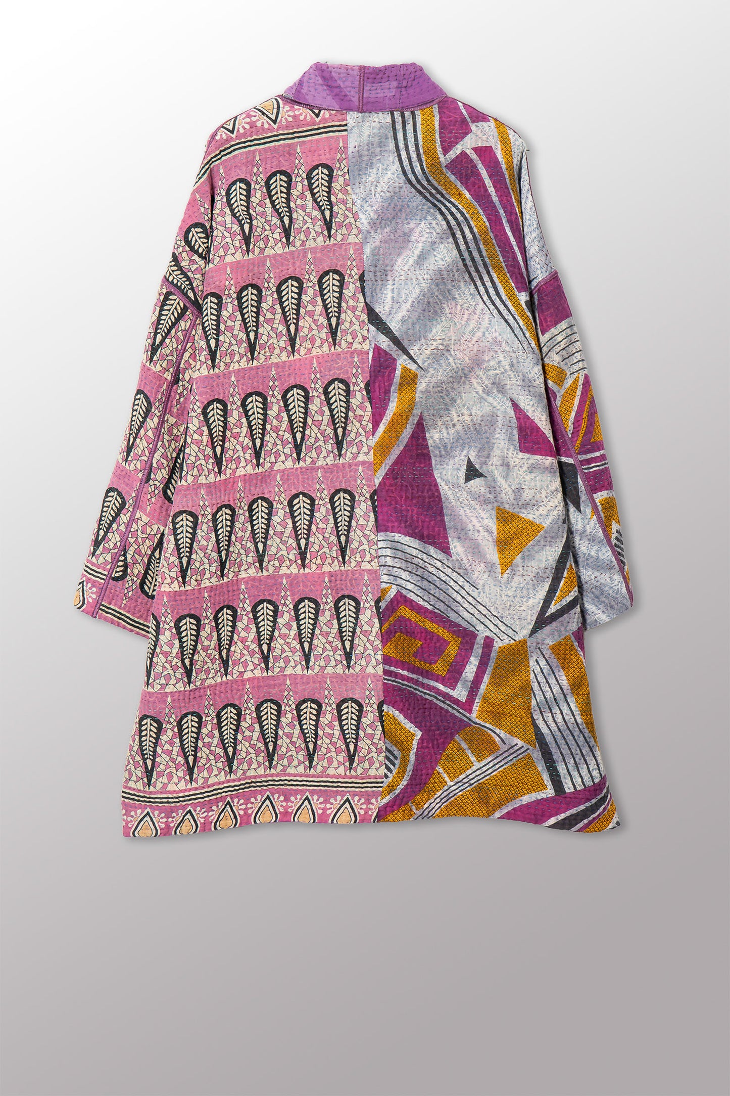 VINTAGE COTTON KANTHA HAORI JKT - cv4068-0022a -