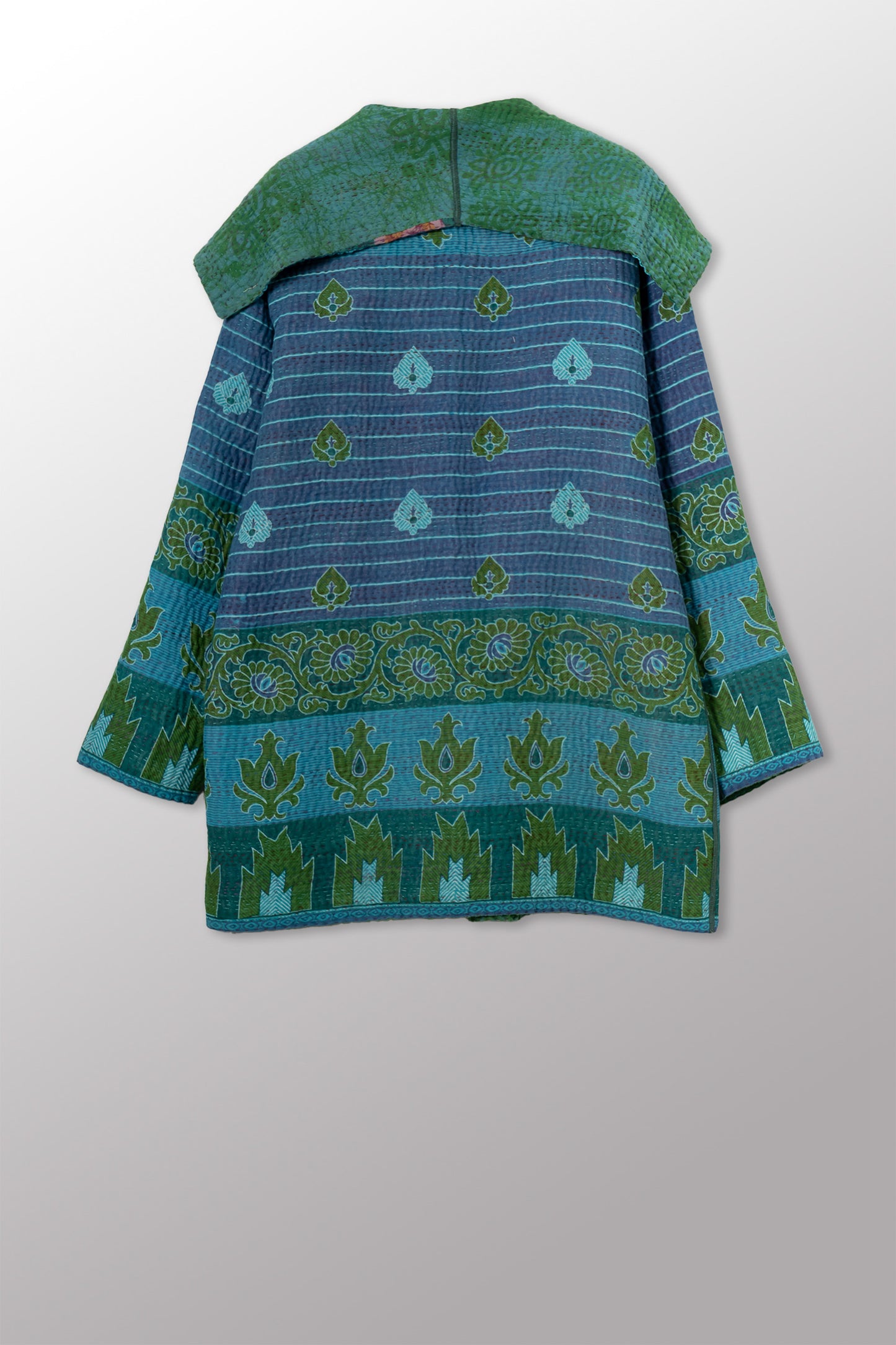 COTTON OVERDYE KANTHA POCKET JKT - ov4002-ctel001a -