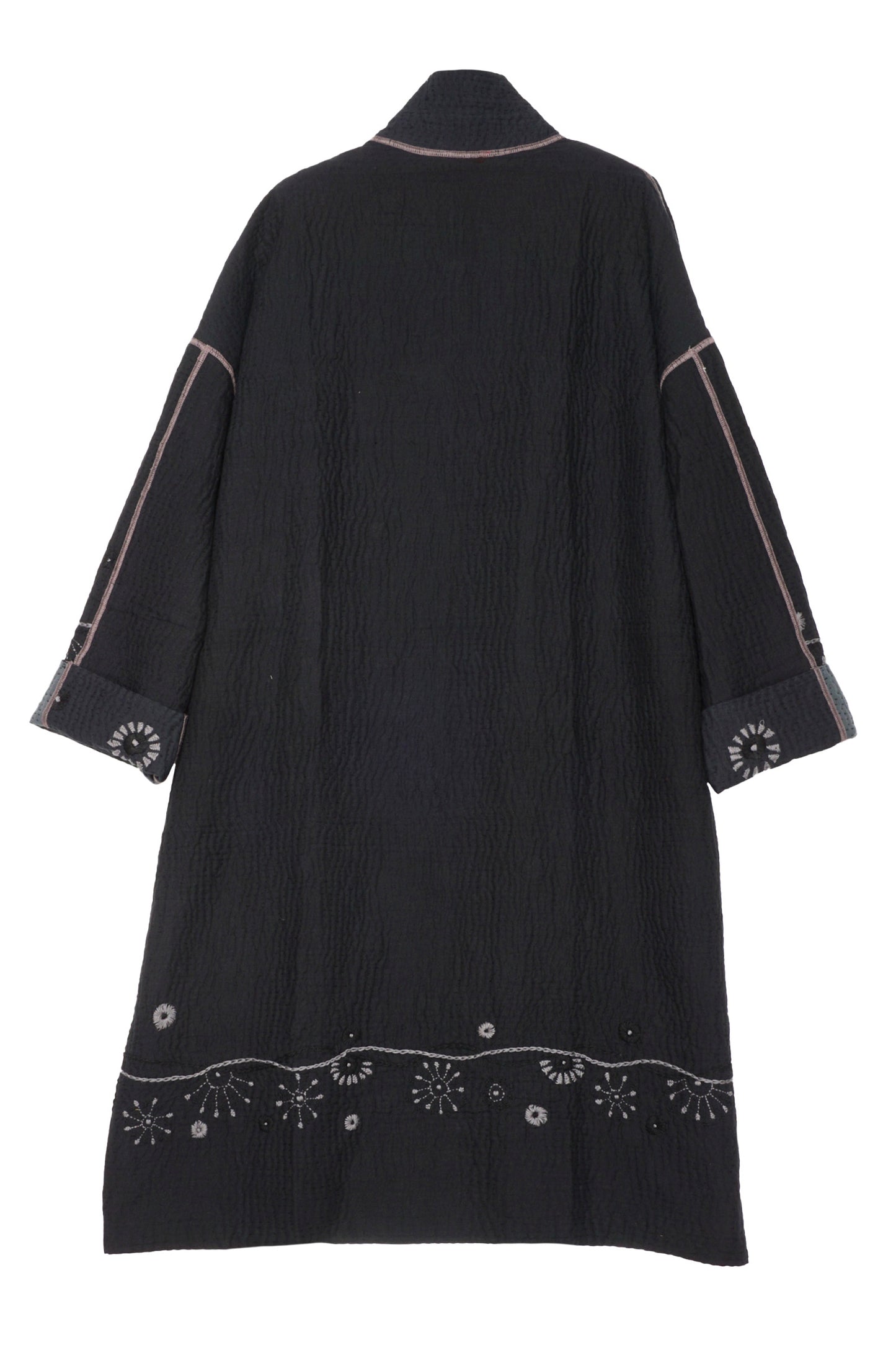 OMBRE SUN RALLI FIREWORKS KANTHA OVERSIZED MEDIUM COAT - of4331-gry -