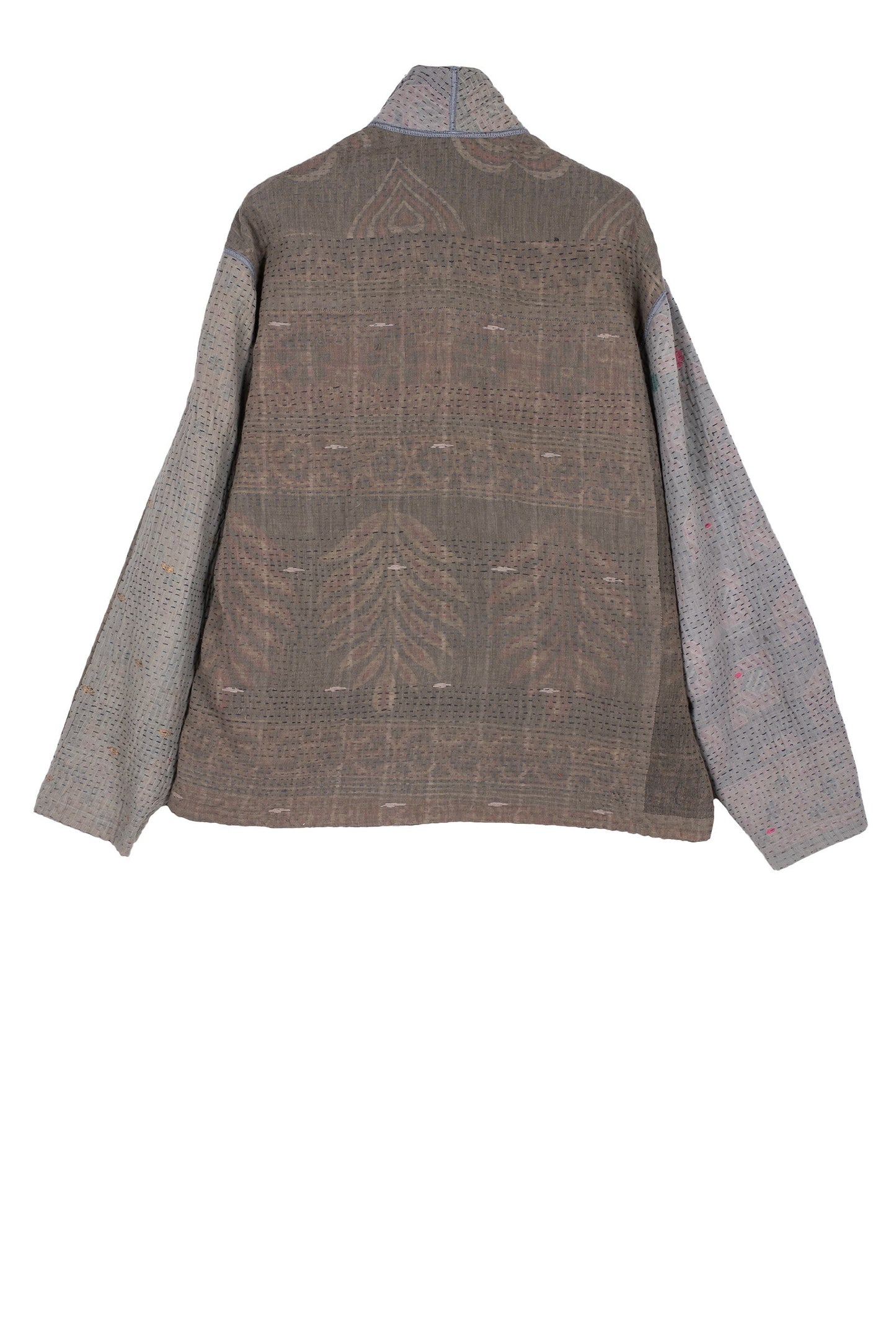 FRAYED PATCH KANTHA MEN'S BLOUSON