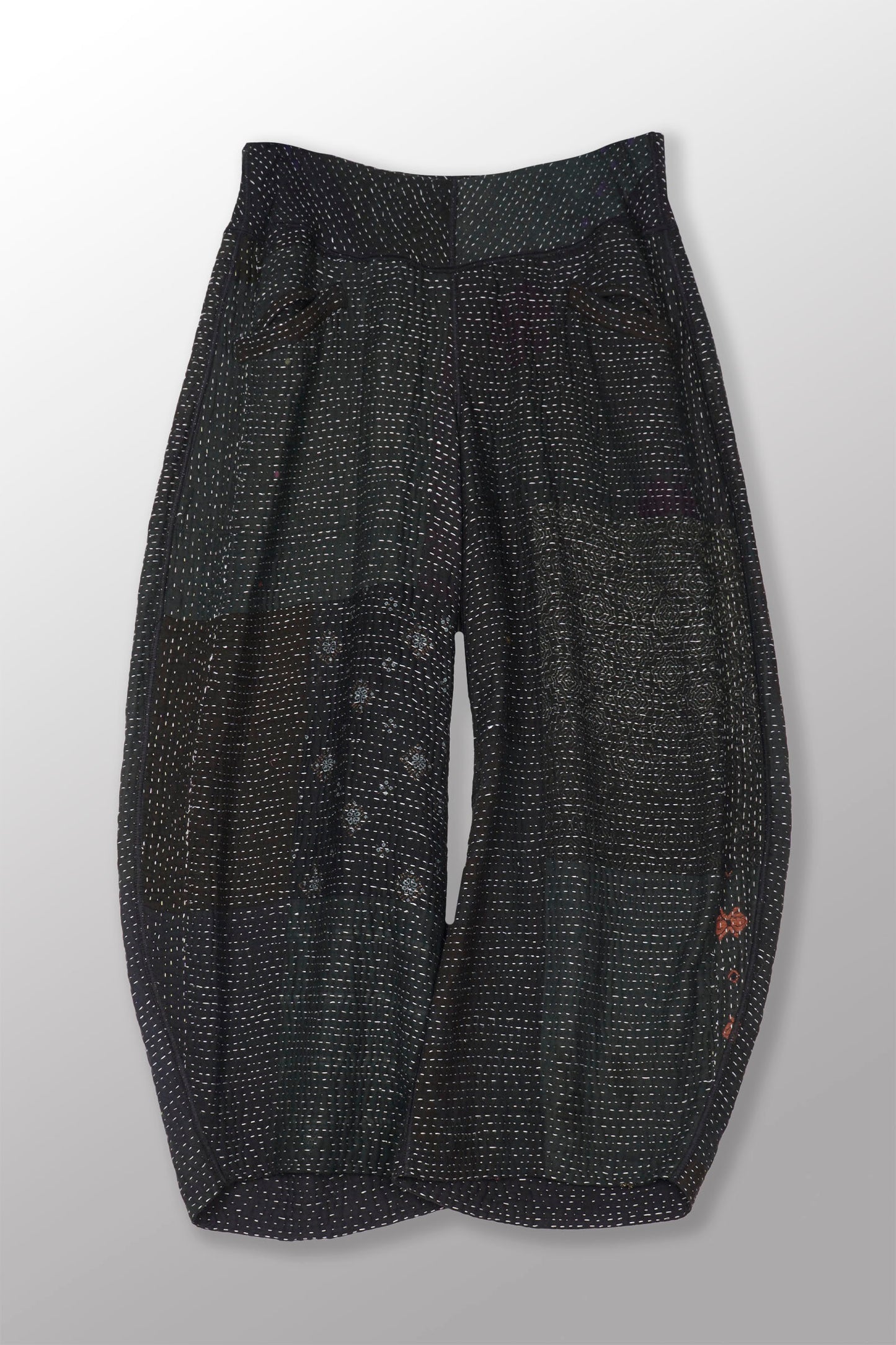 MUJI PATCH KANTHA LANTERN PANTS - mp4634-biy -