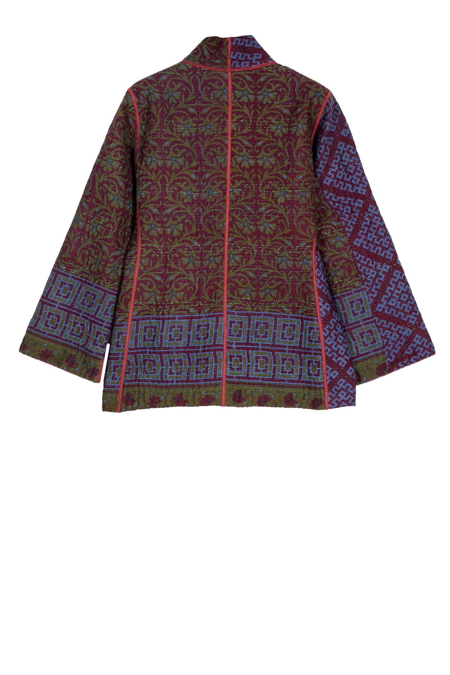 COTTON OVER DYE KANTHA SHORT JKT - ov4007-0024m -