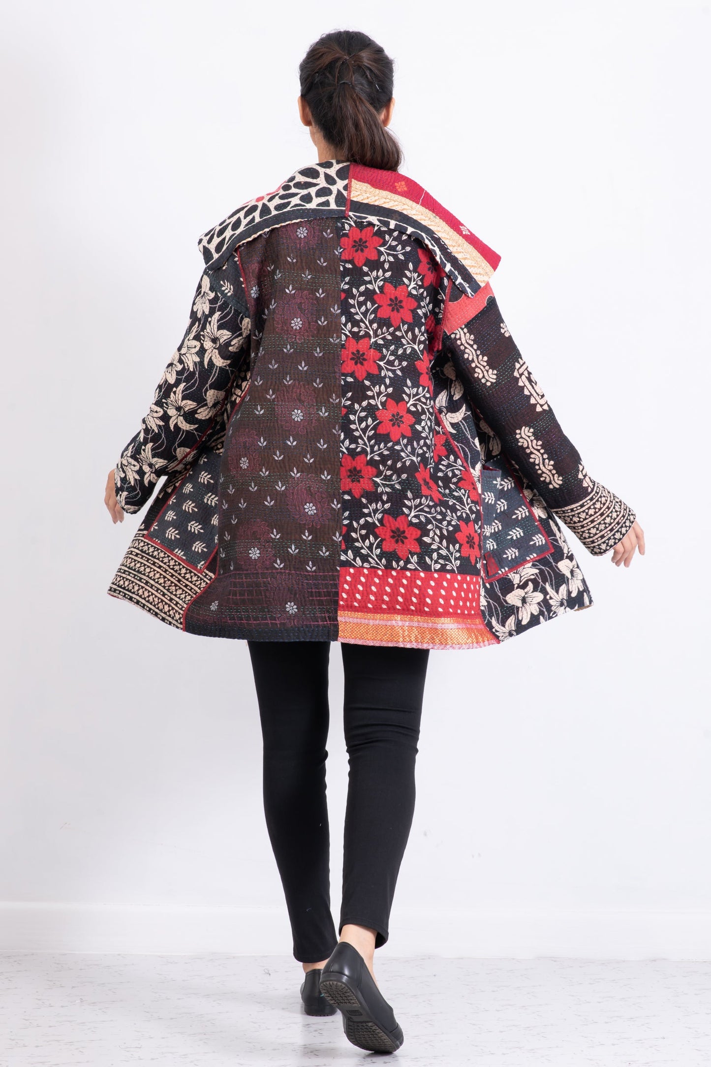 PUZZLE KANTHA POCKET JKT - pz4002-red -