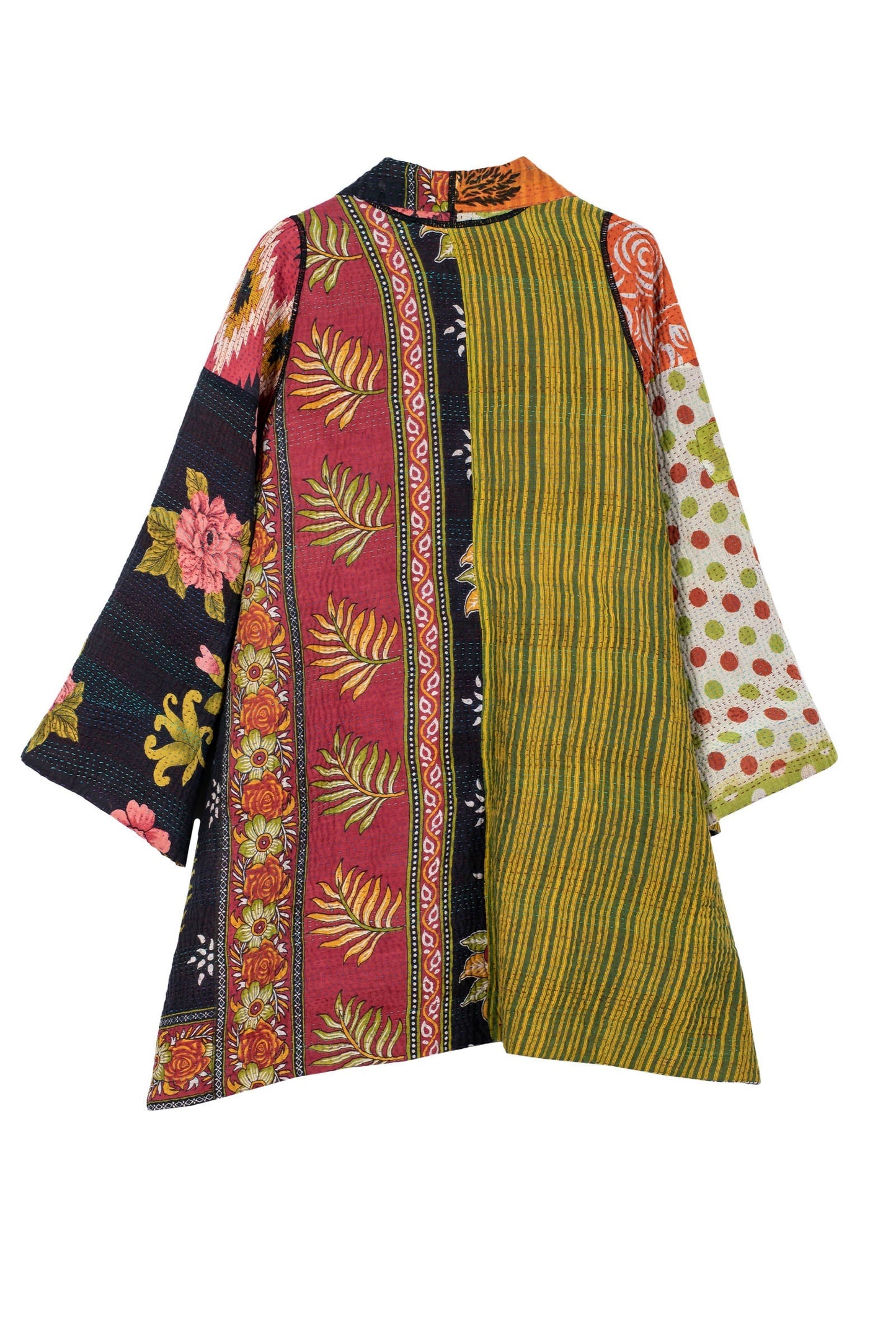 PUZZLE KANTHA A-LINE JKT - pz4003-grn -