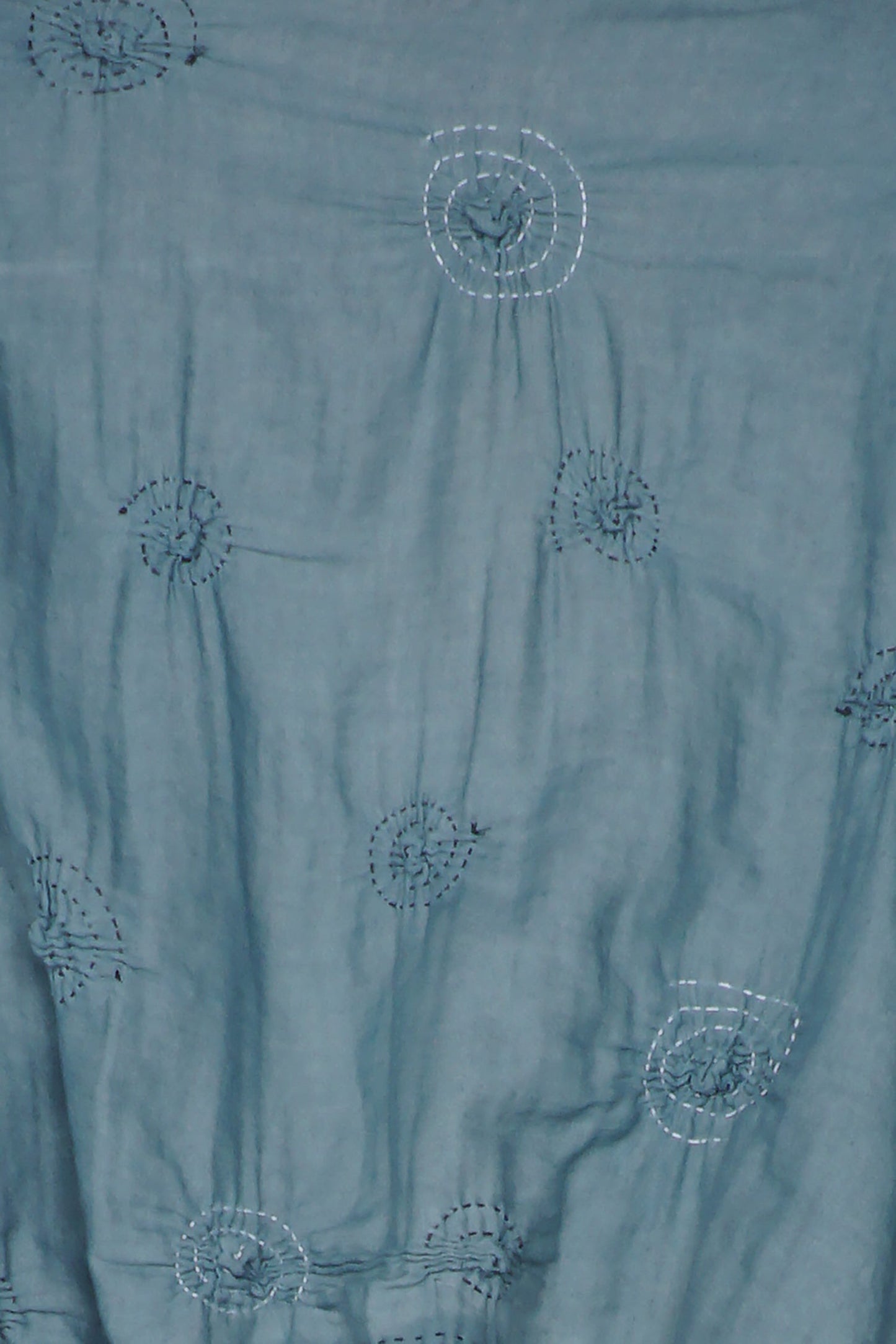 SPIRAL KANTHA BLOUSE - sl2534-blu -