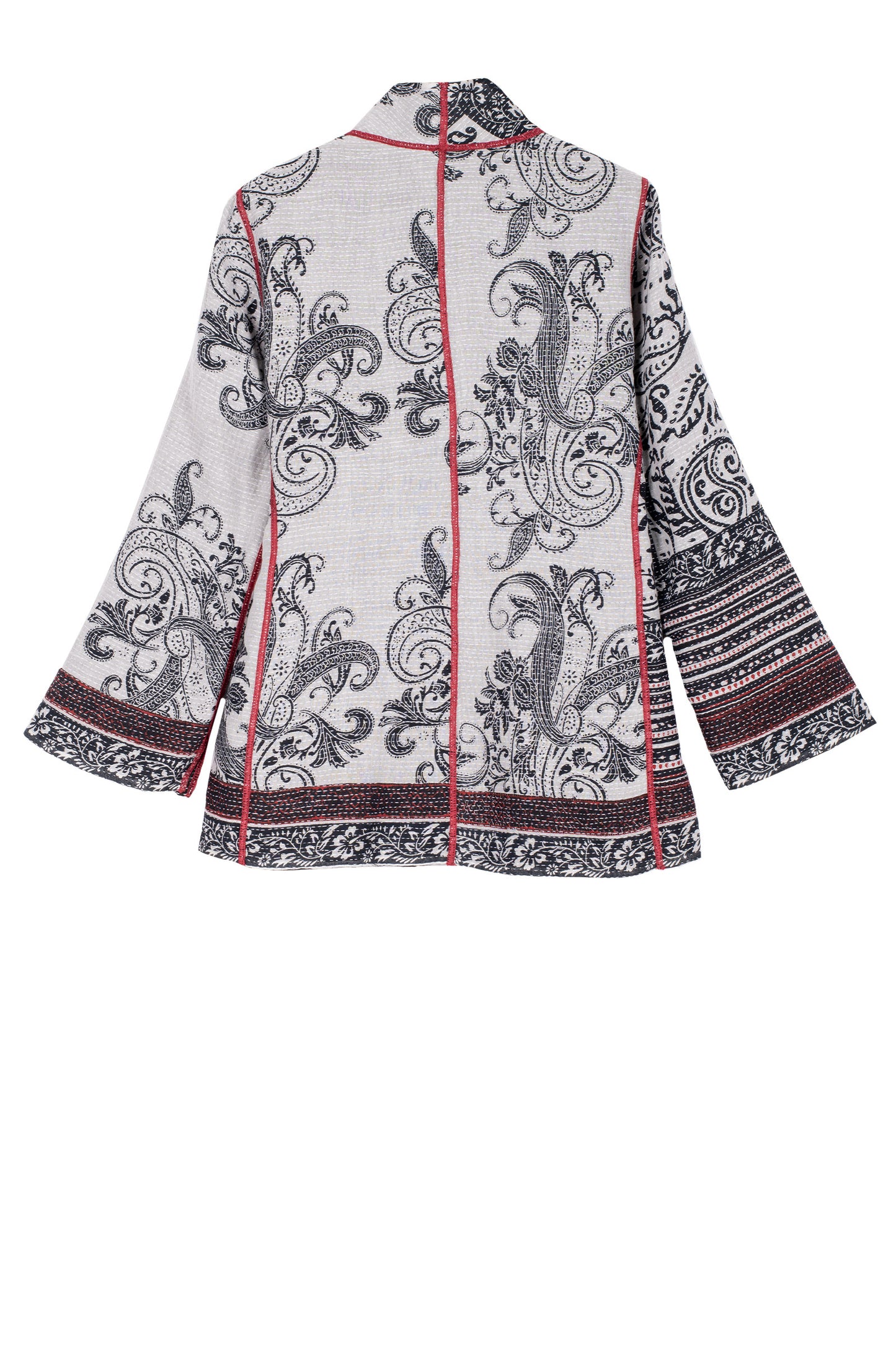 COTTON PAISLEY KANTHA SHORT JKT