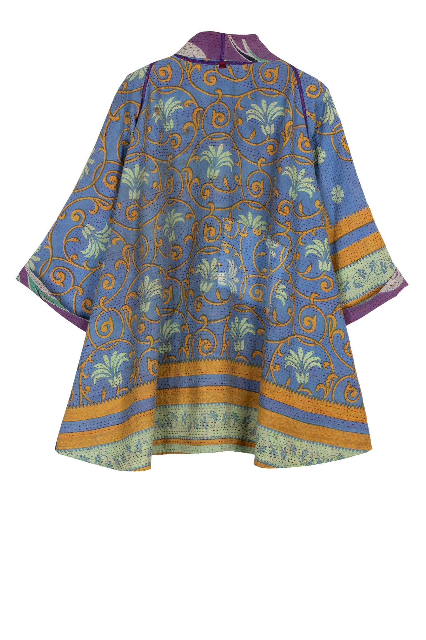 VINTAGE COTTON KANTHA KIMONO JKT