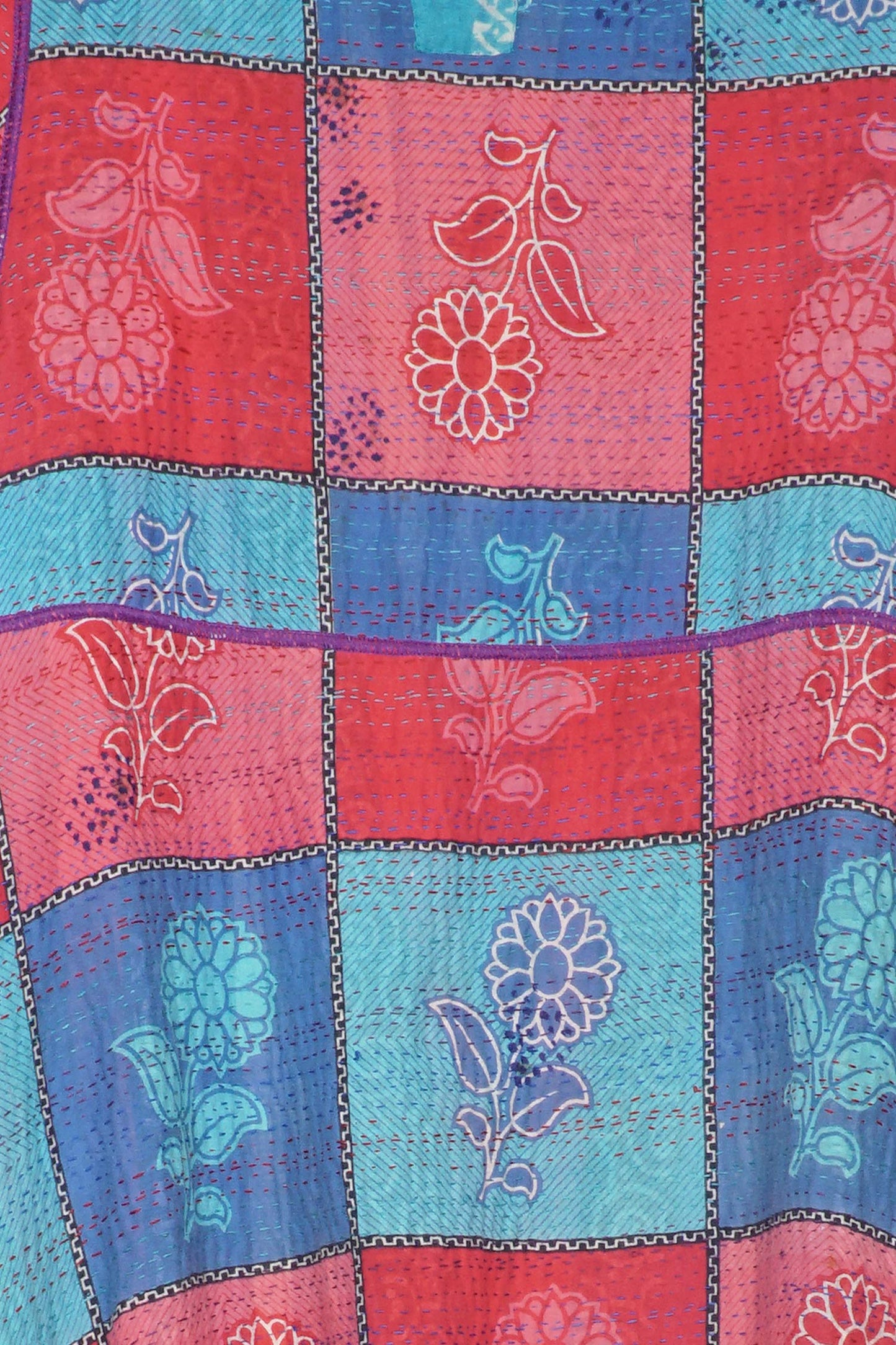 VINTAGE COTTON KANTHA WRAP JKT