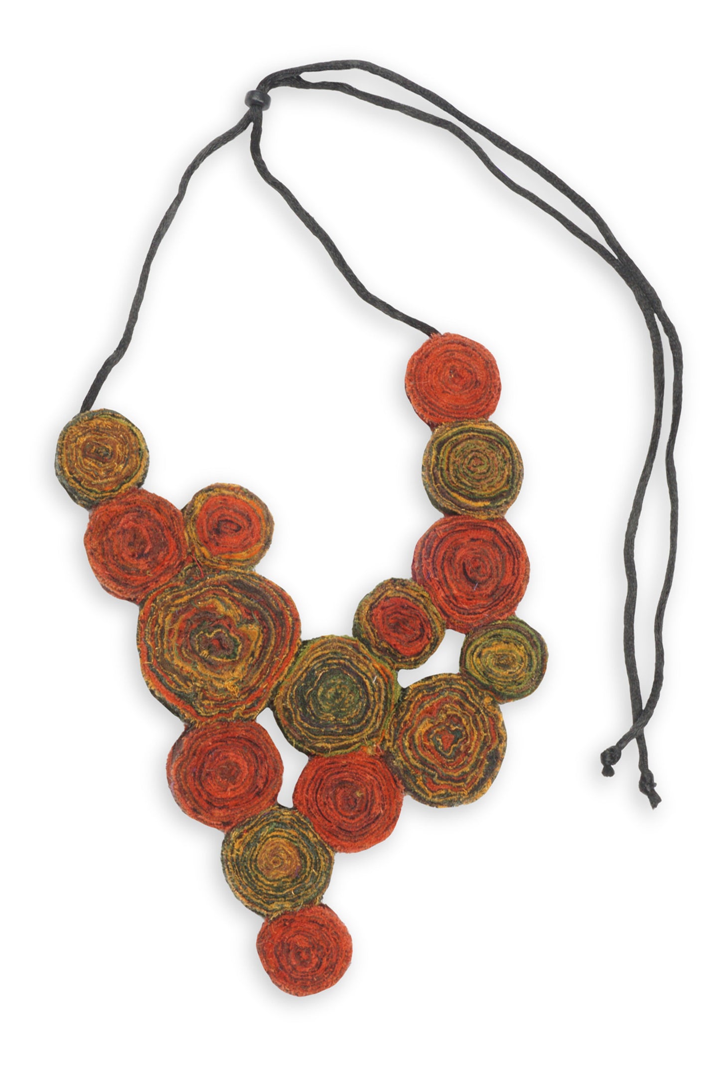 VINTAGE COTTON KANTHA EDDY SHORT NECKLACE