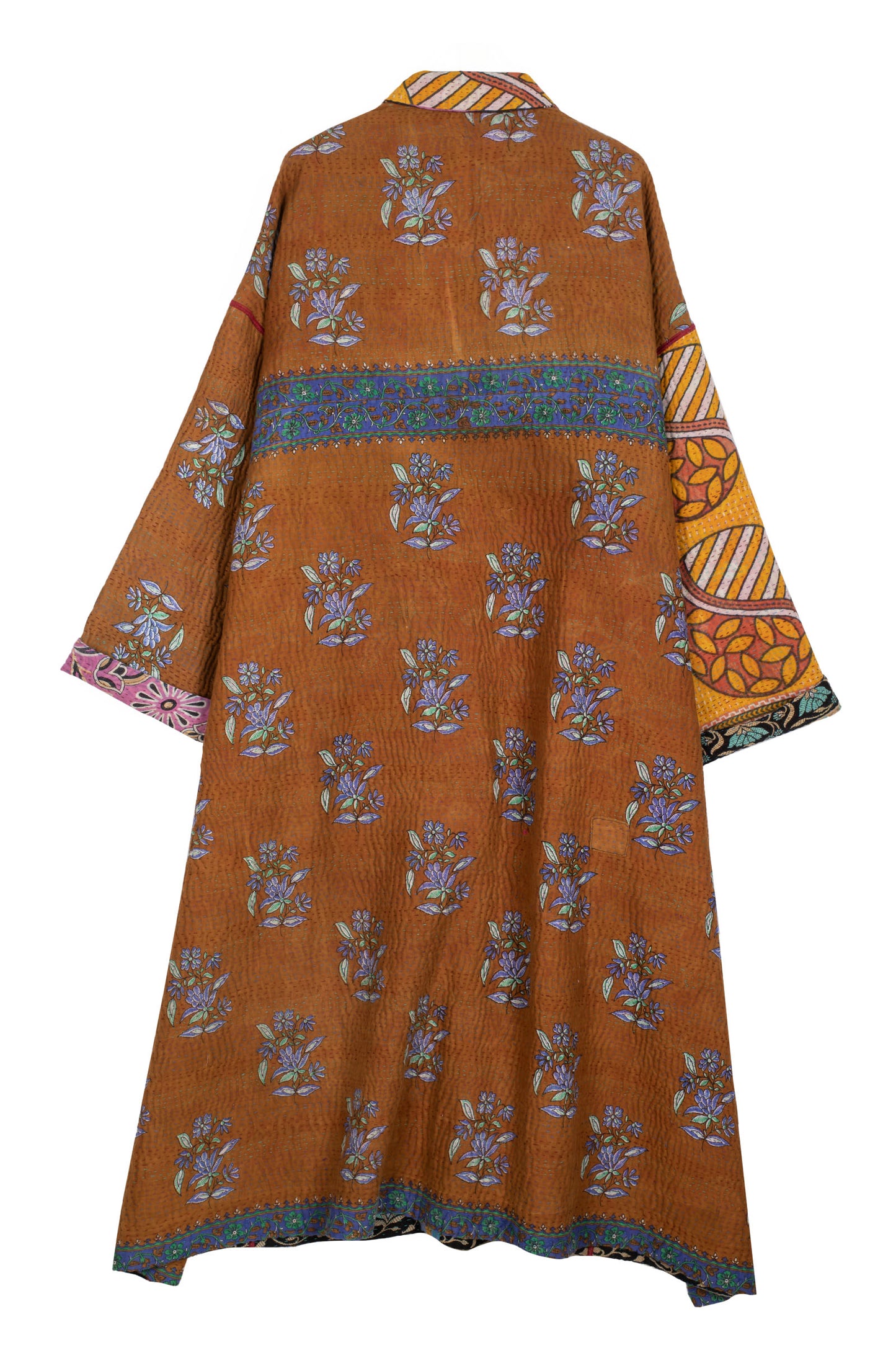 VINTAGE COTTON KANTHA OVERSIZED COAT