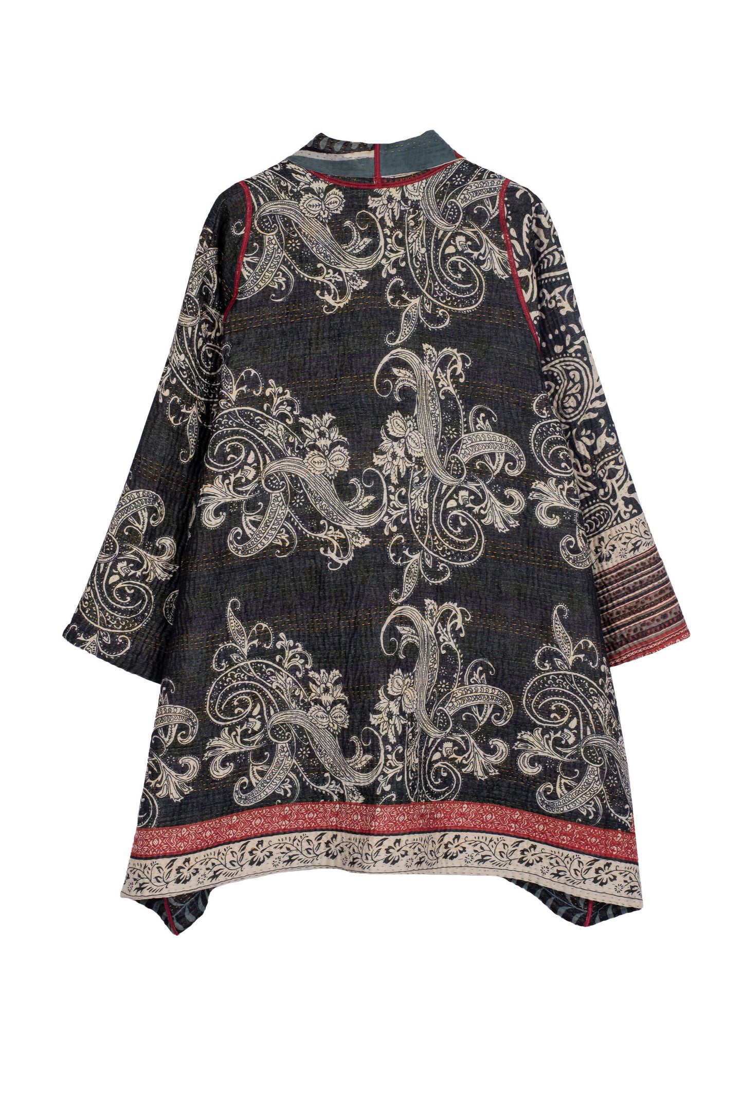 DOT & PAISLEY KANTHA A-LINE JKT