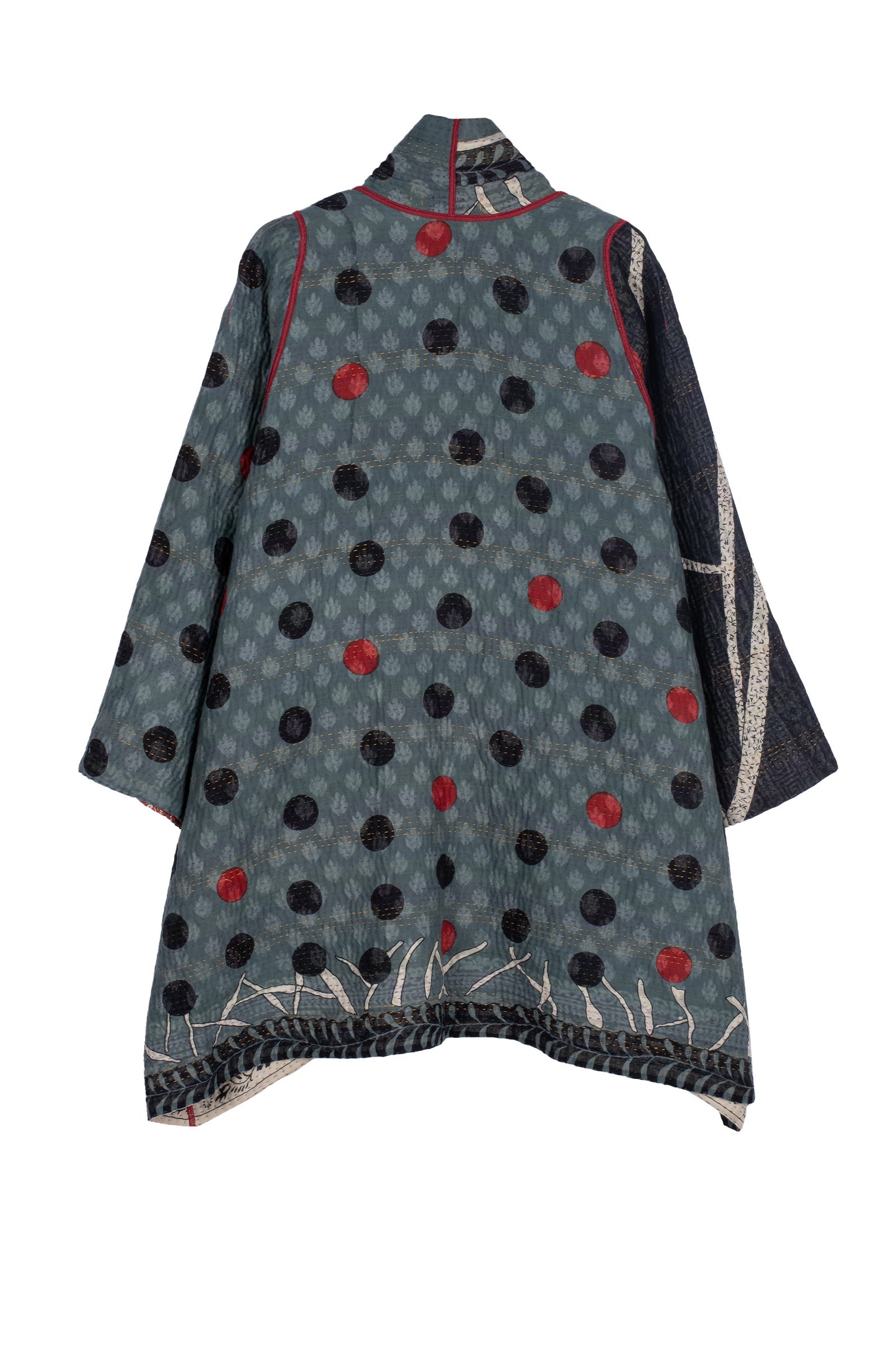 DOT & PAISLEY KANTHA A-LINE JKT