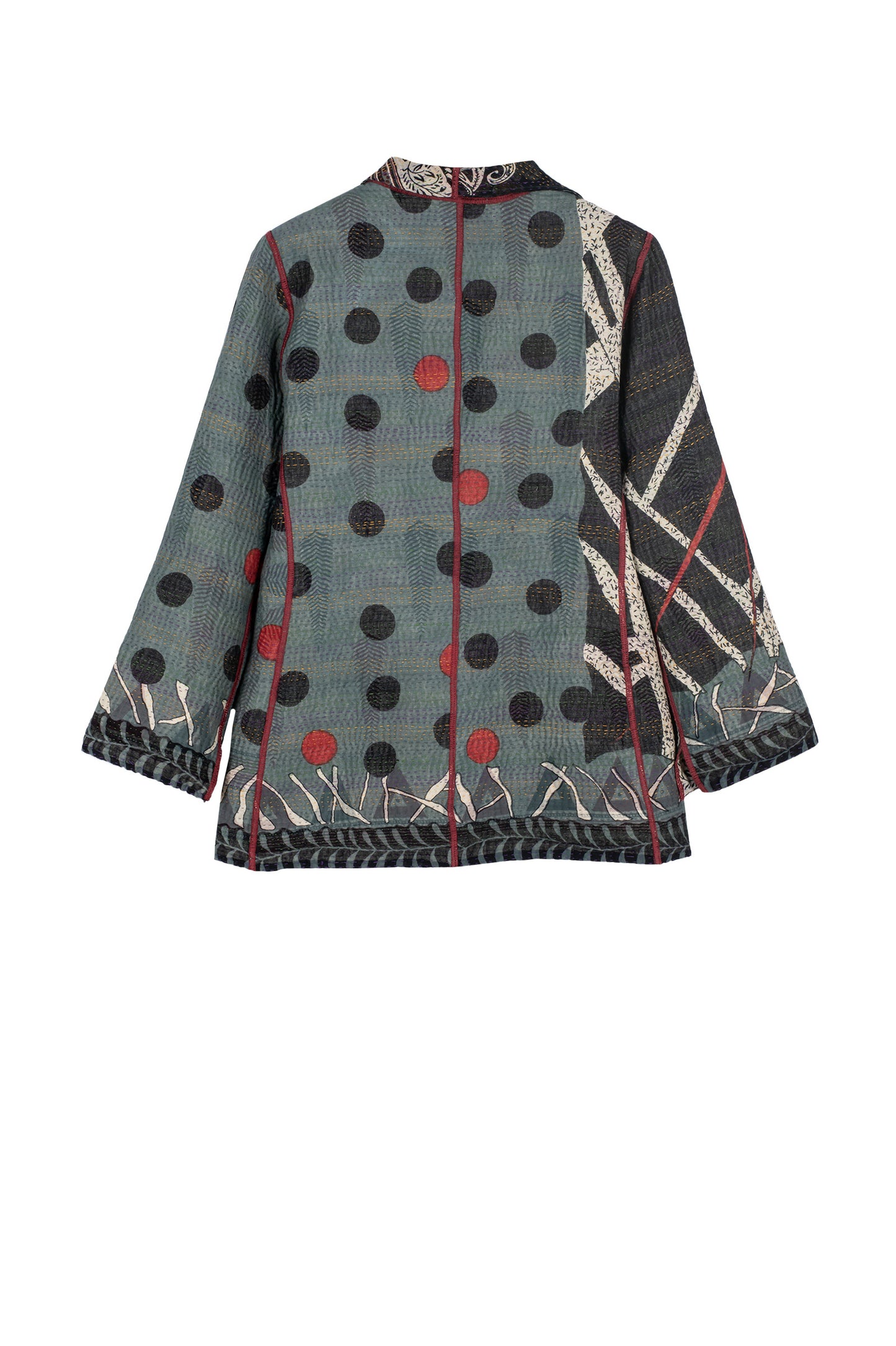 DOT & PAISLEY KANTHA SHORT JKT