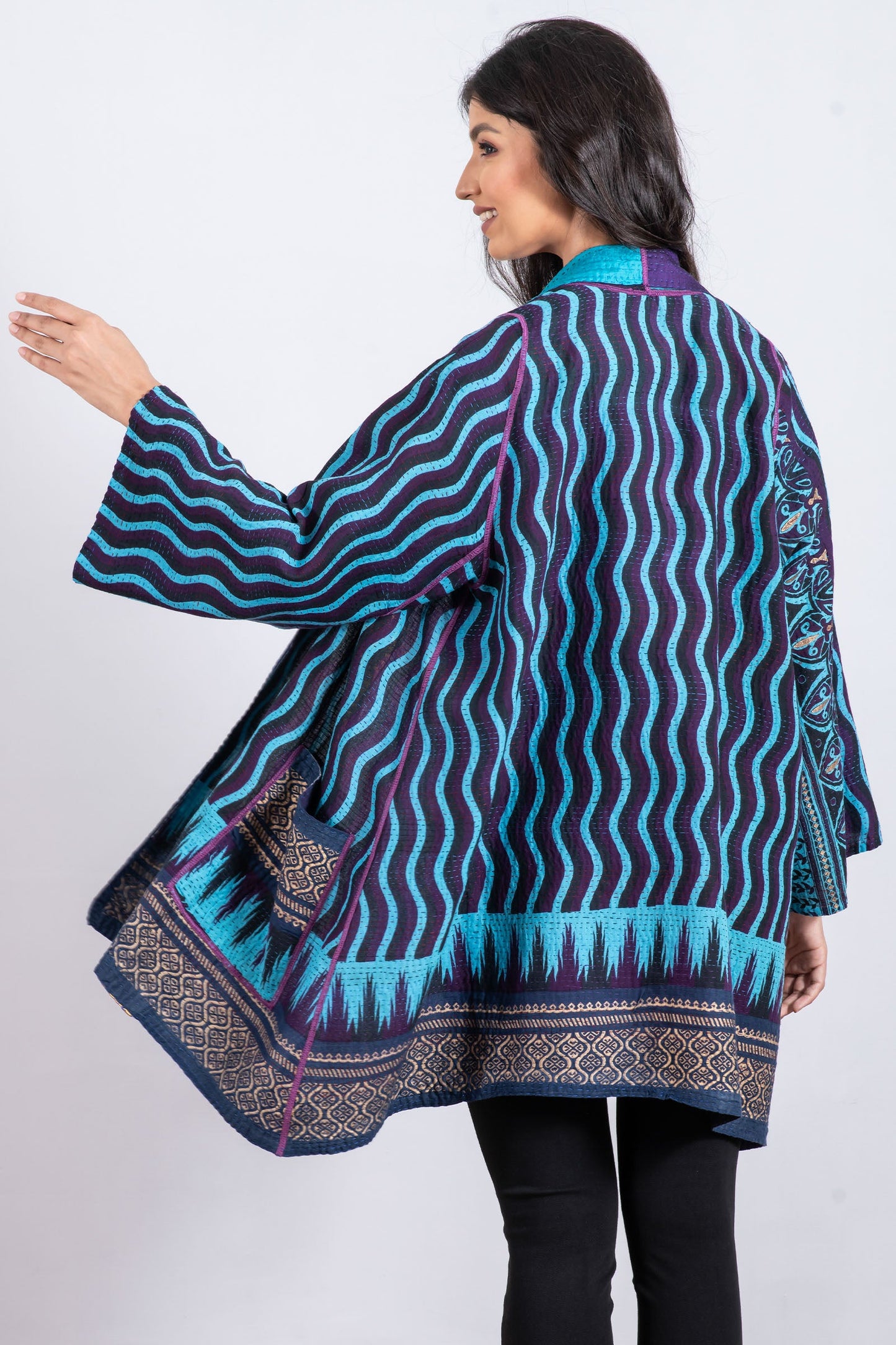 DESSERT WAVES KANTHA A-LINE JKT