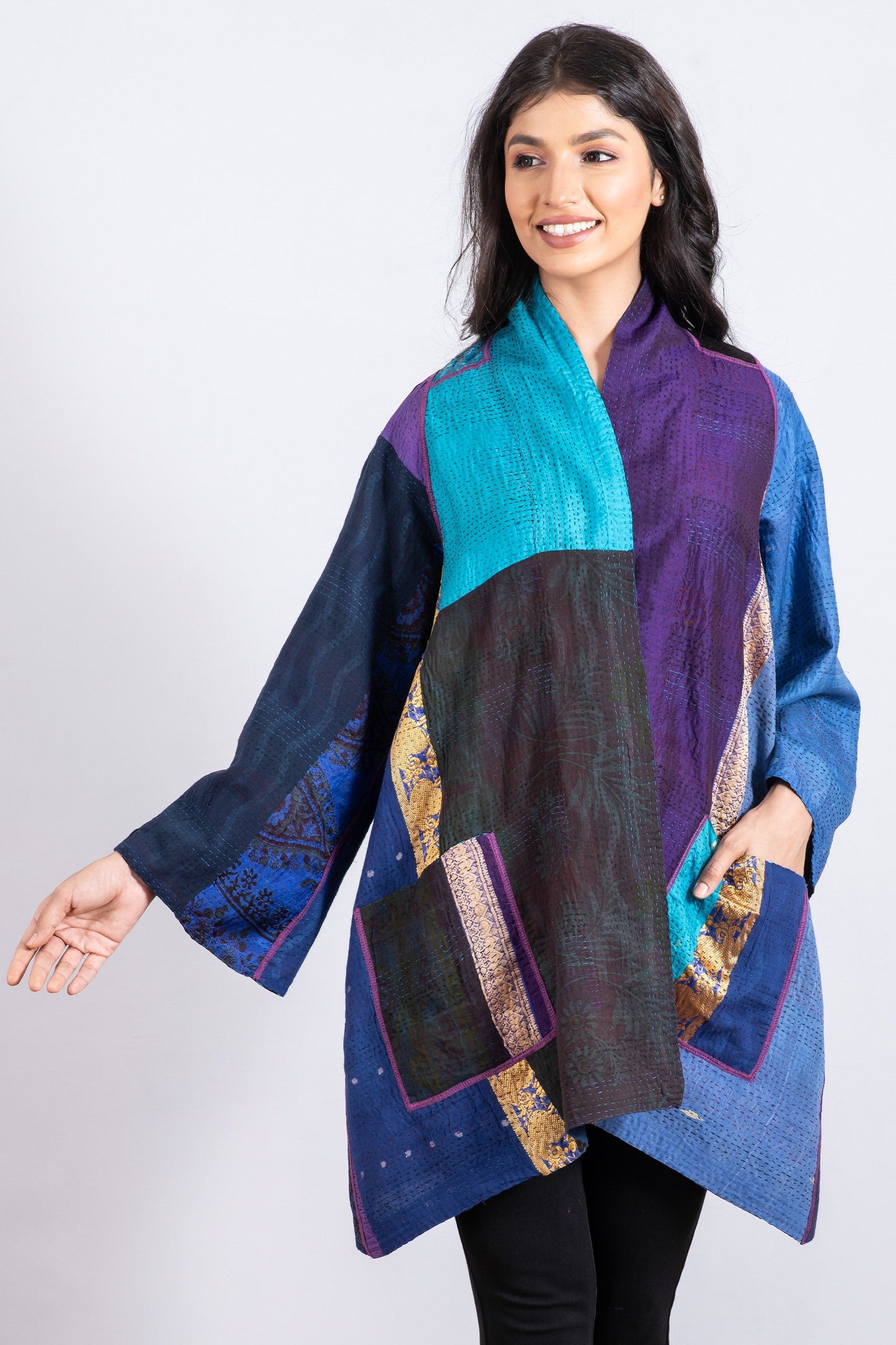 DESSERT WAVES KANTHA A-LINE JKT