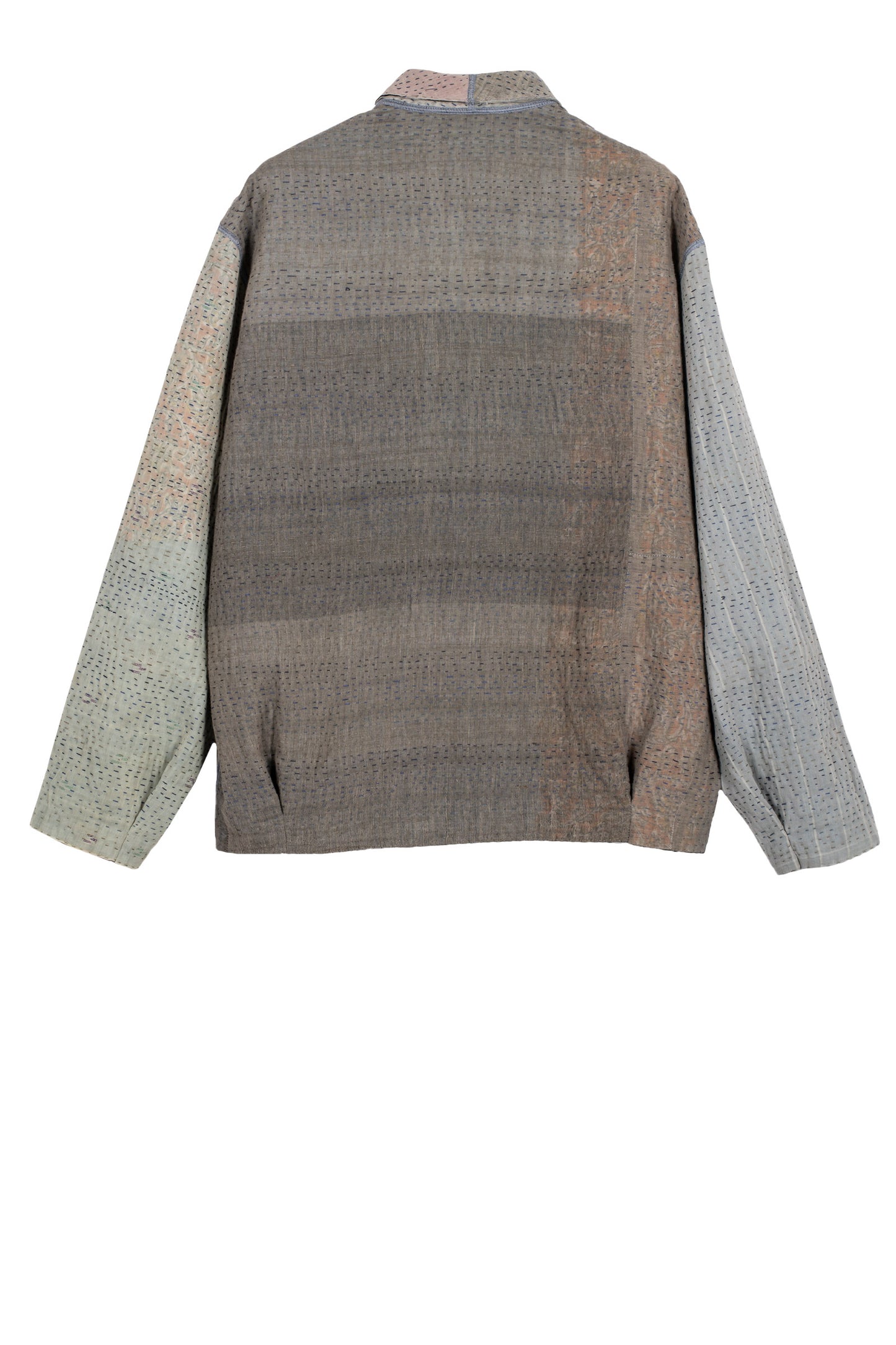 FRAYED PATCH KANTHA MEN'S BLOUSON