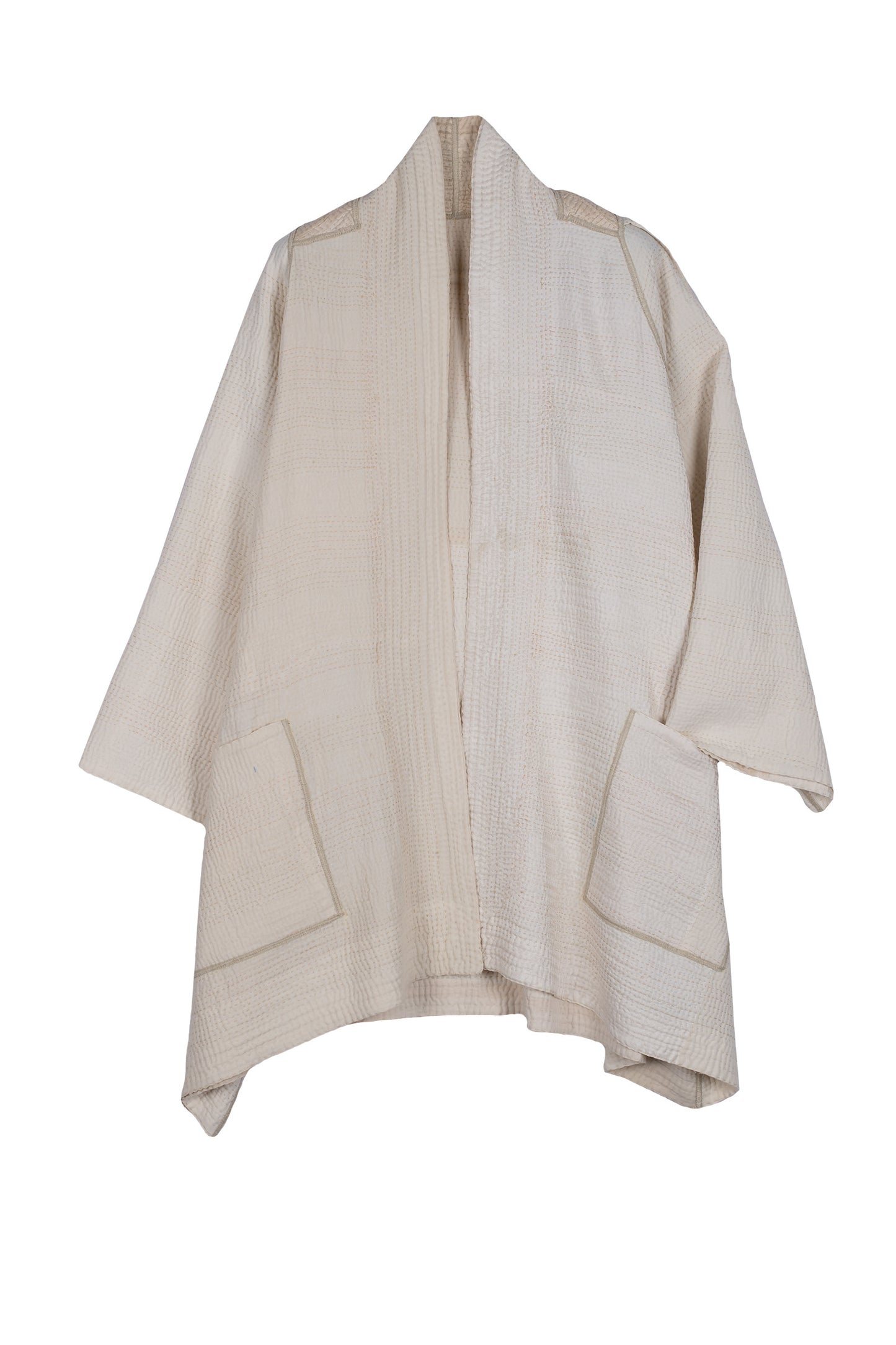 JAIPUR WHITE KANTHA A-LINE JKT