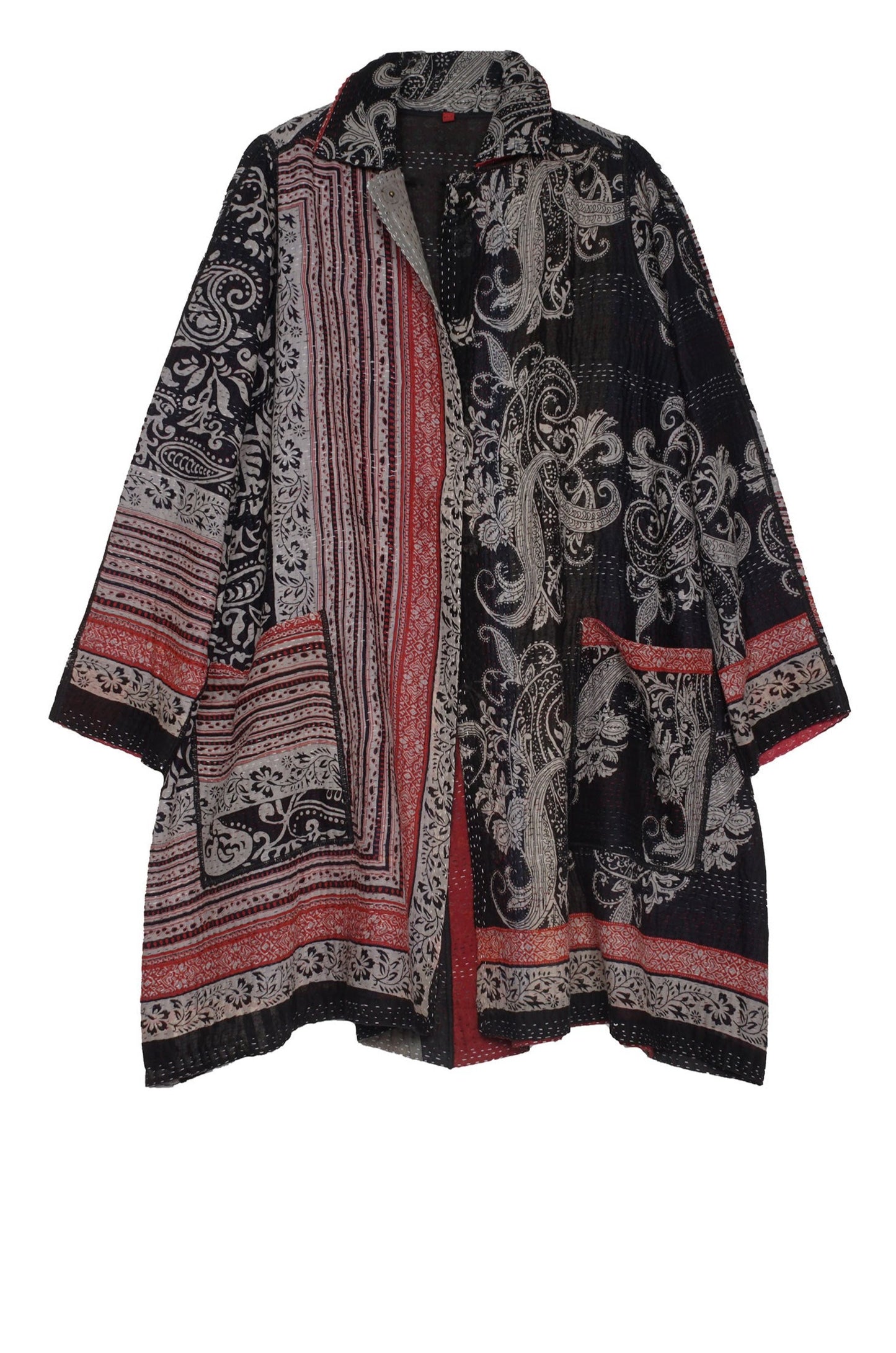 PAISLEY & PATCH KANTHA A-LINE DUSTER