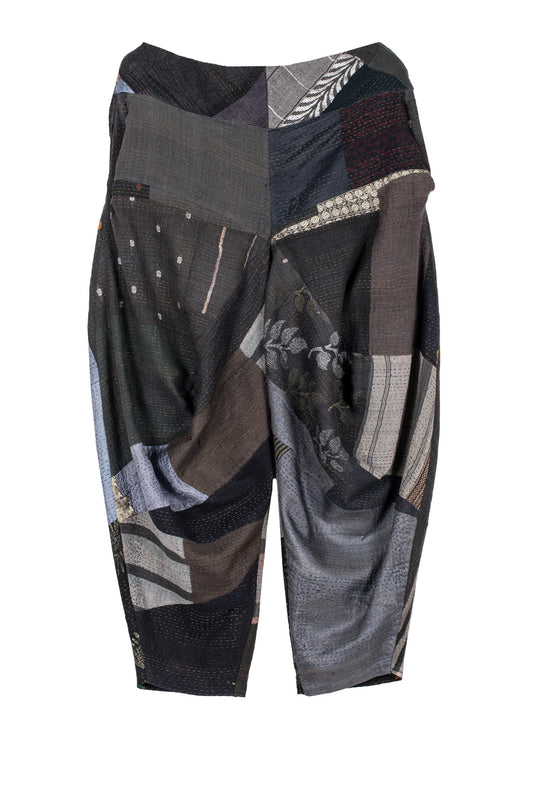 COTTON SILK SW PATCH KANTHA YAMAHA PANTS